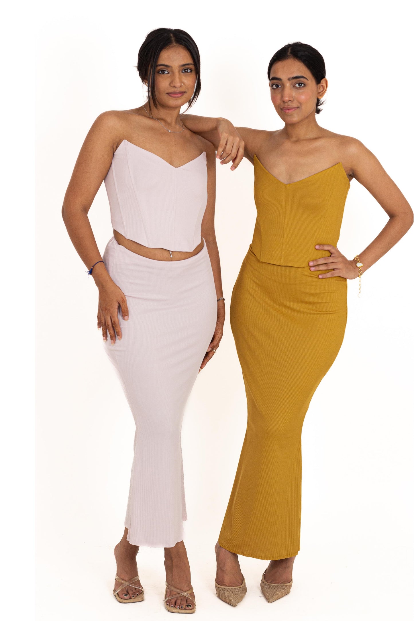 Honey Ribbed Corset Top