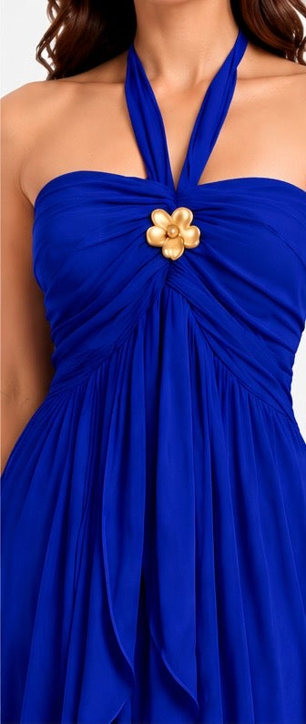Royal Blue Scarlet Maxi
