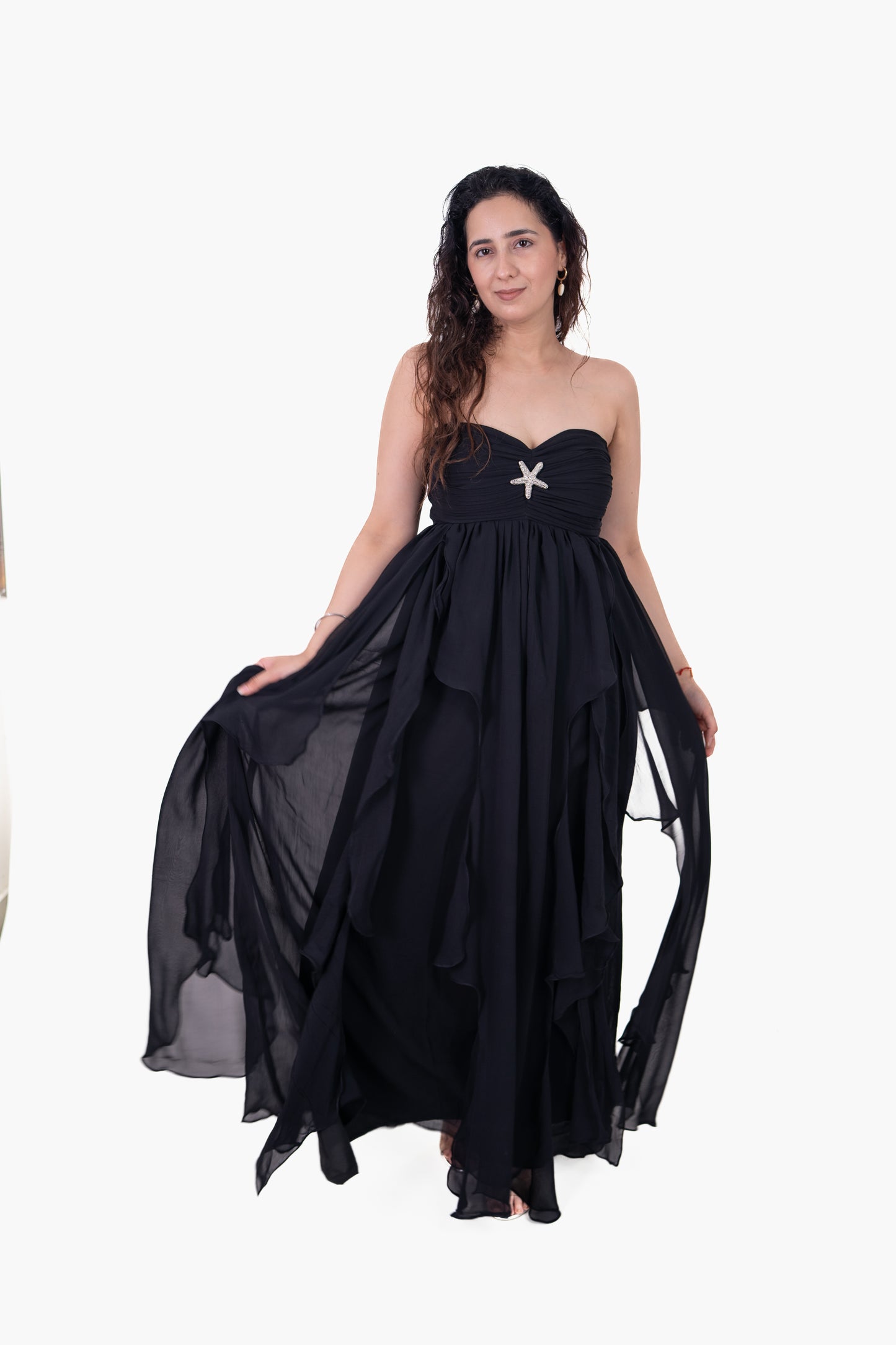 Black Mimosa Maxi