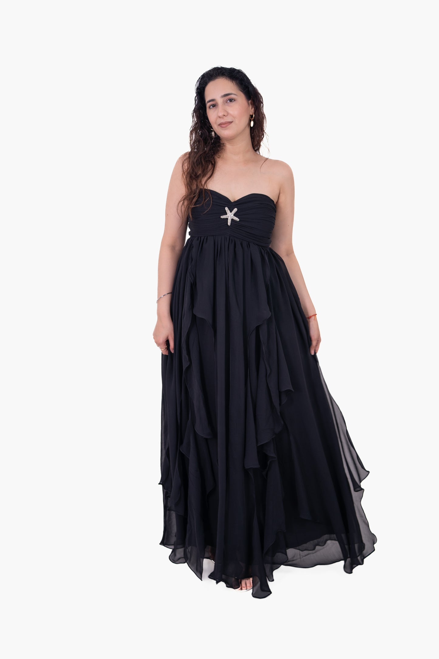 Black Mimosa Maxi