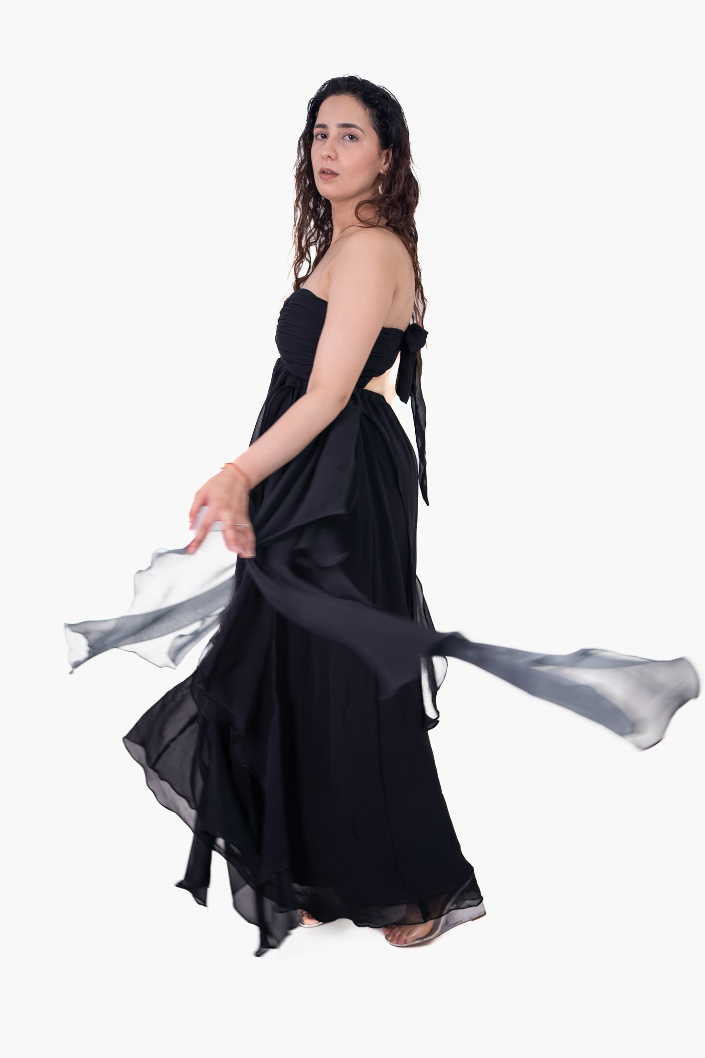 Black Mimosa Maxi