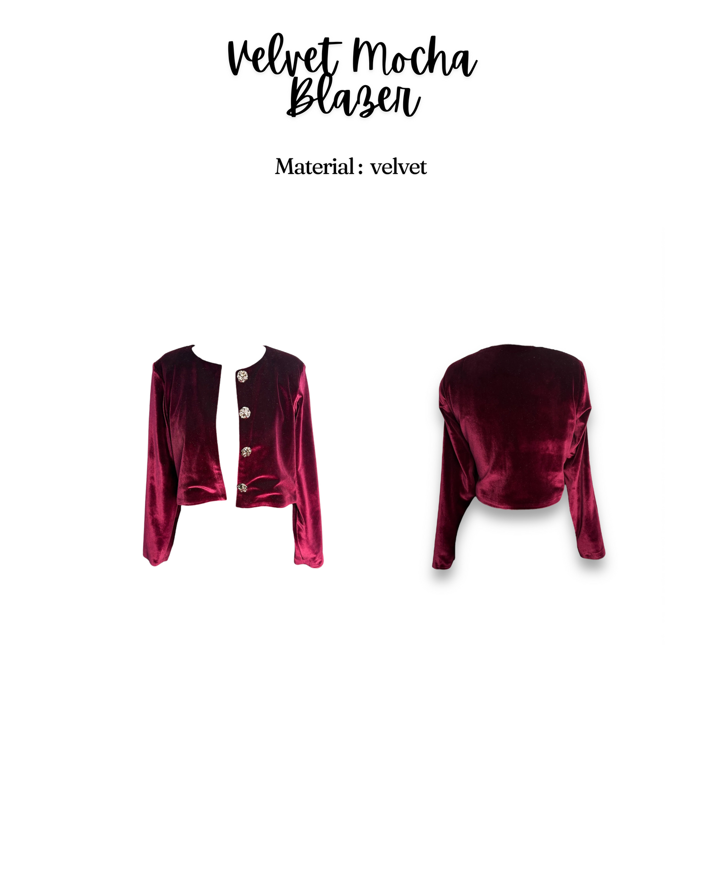 Velvet Blush Blazer