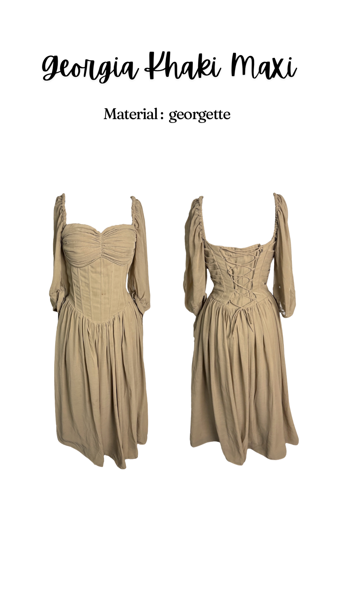 Georgia Khaki Maxi