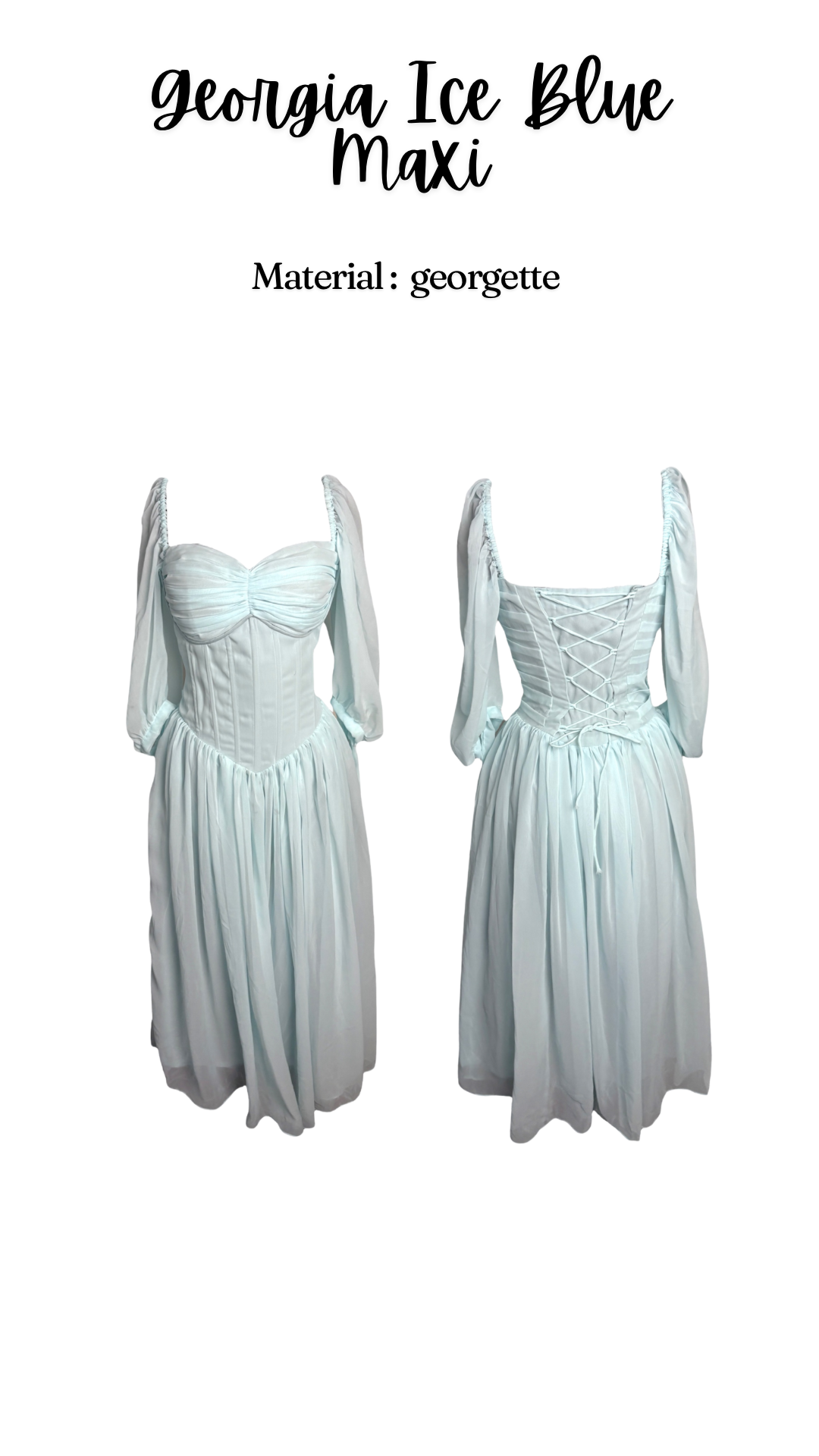 Georgia Ice Blue Maxi