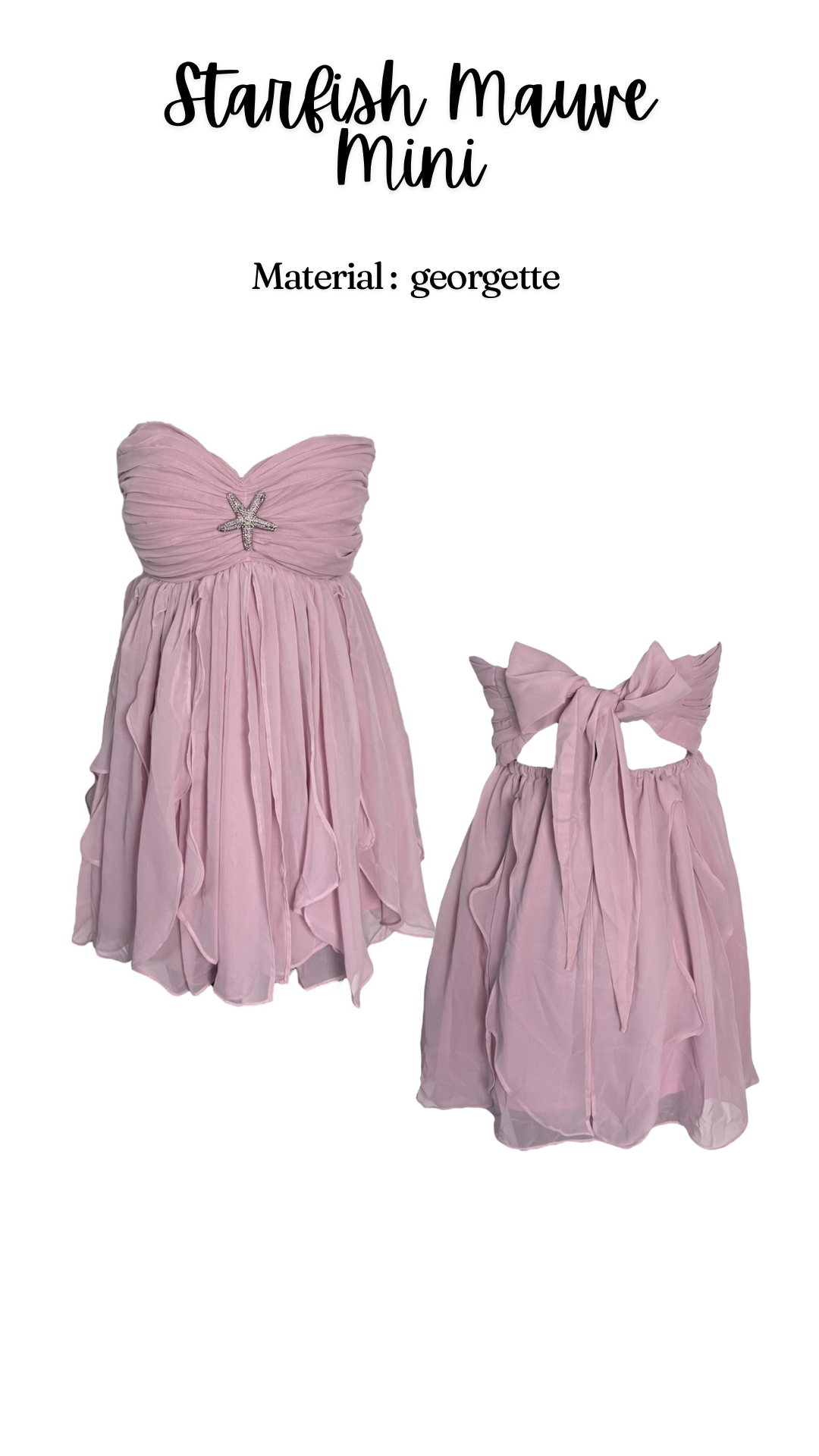 Starfish Mauve Mini Dress