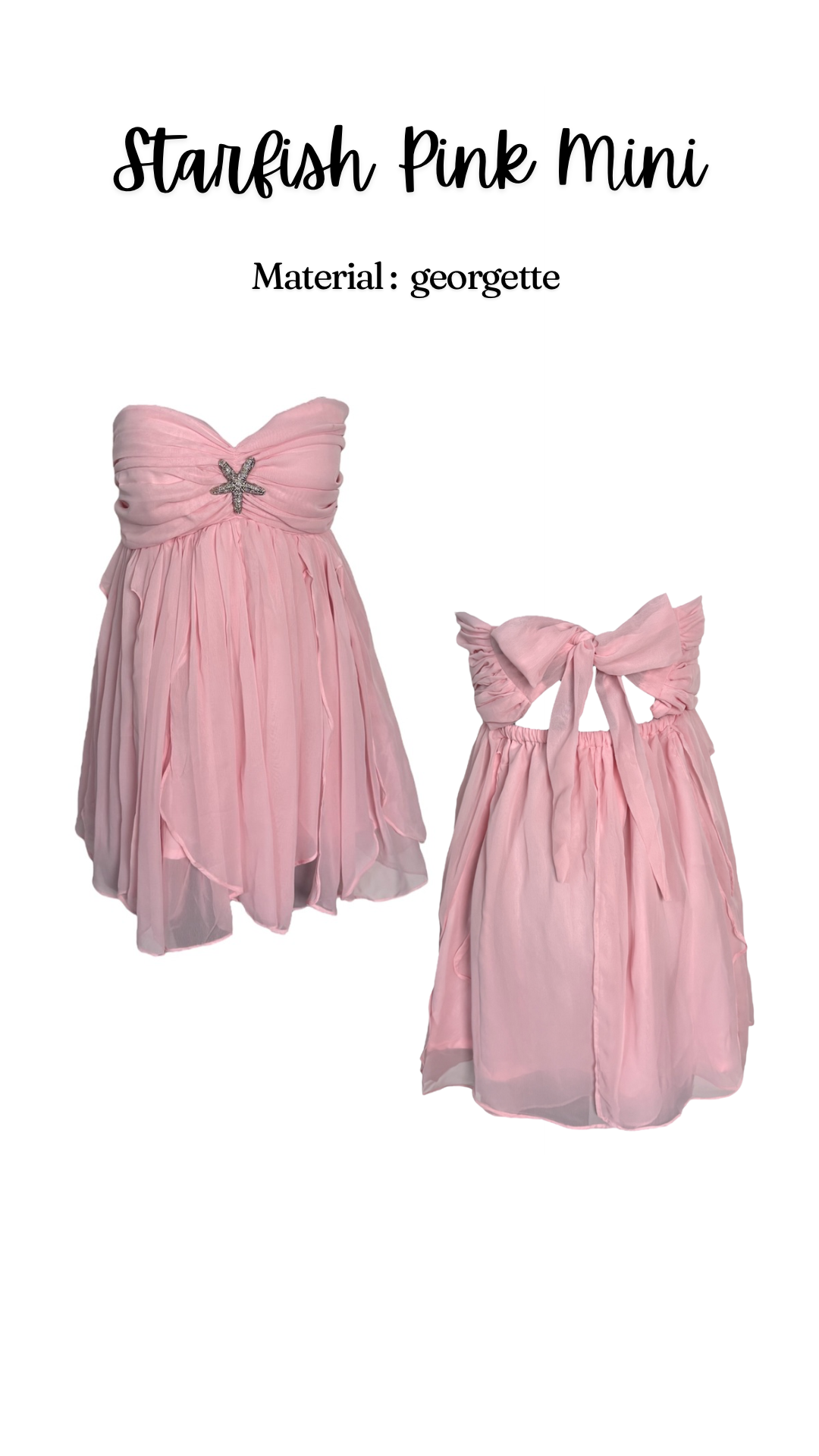 Starfish Pink Mini Dress