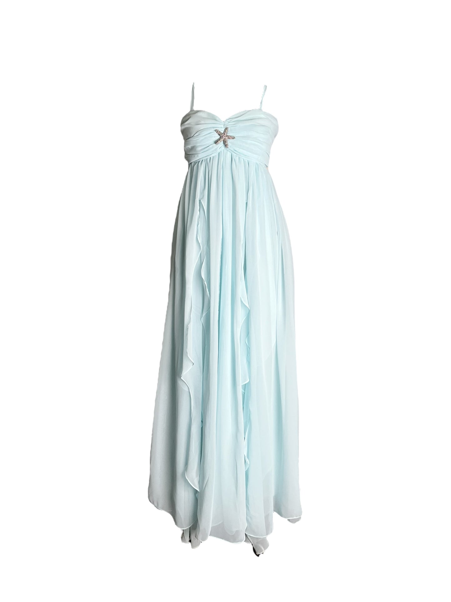 Ice Blue Mimosa Maxi