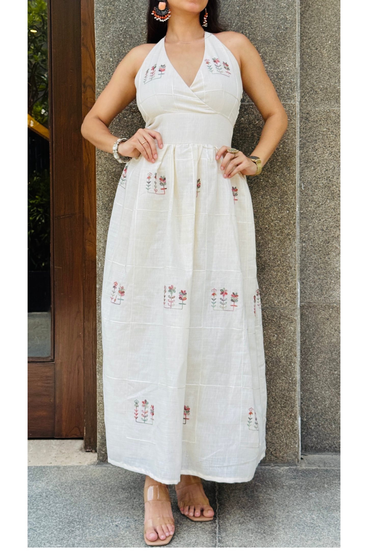 Heer Halter Maxi Dress