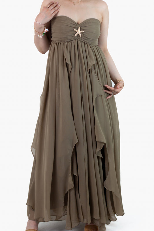 Khaki Mimosa Maxi