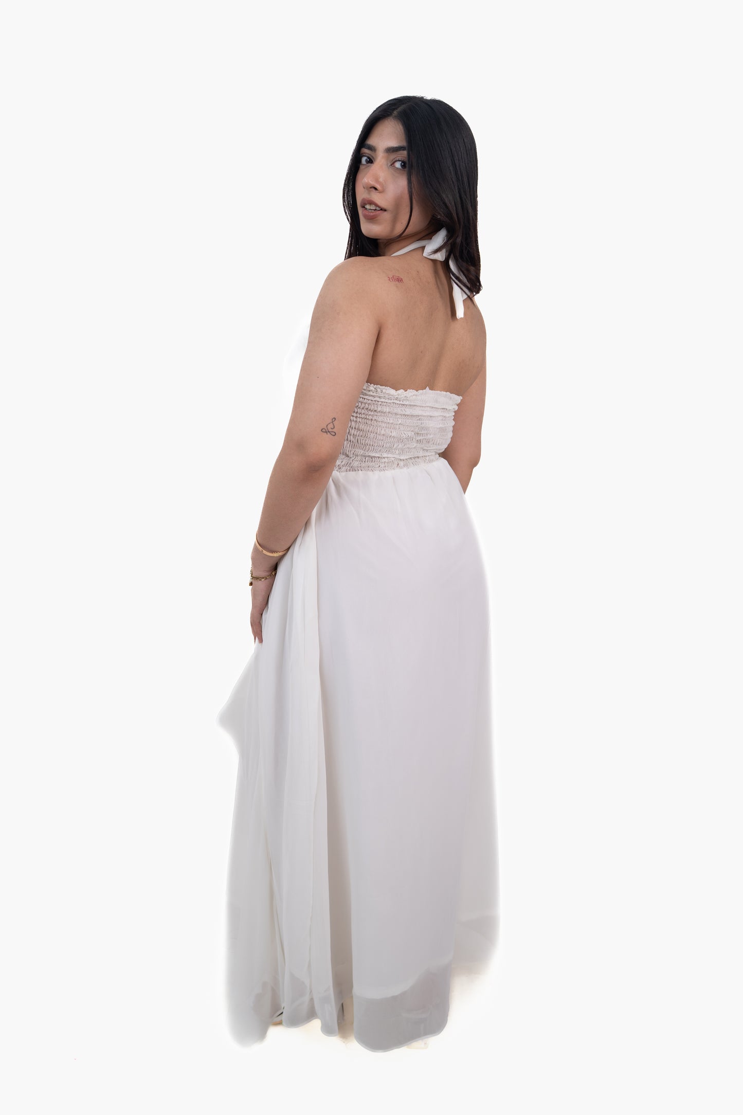 White Scarlet Maxi