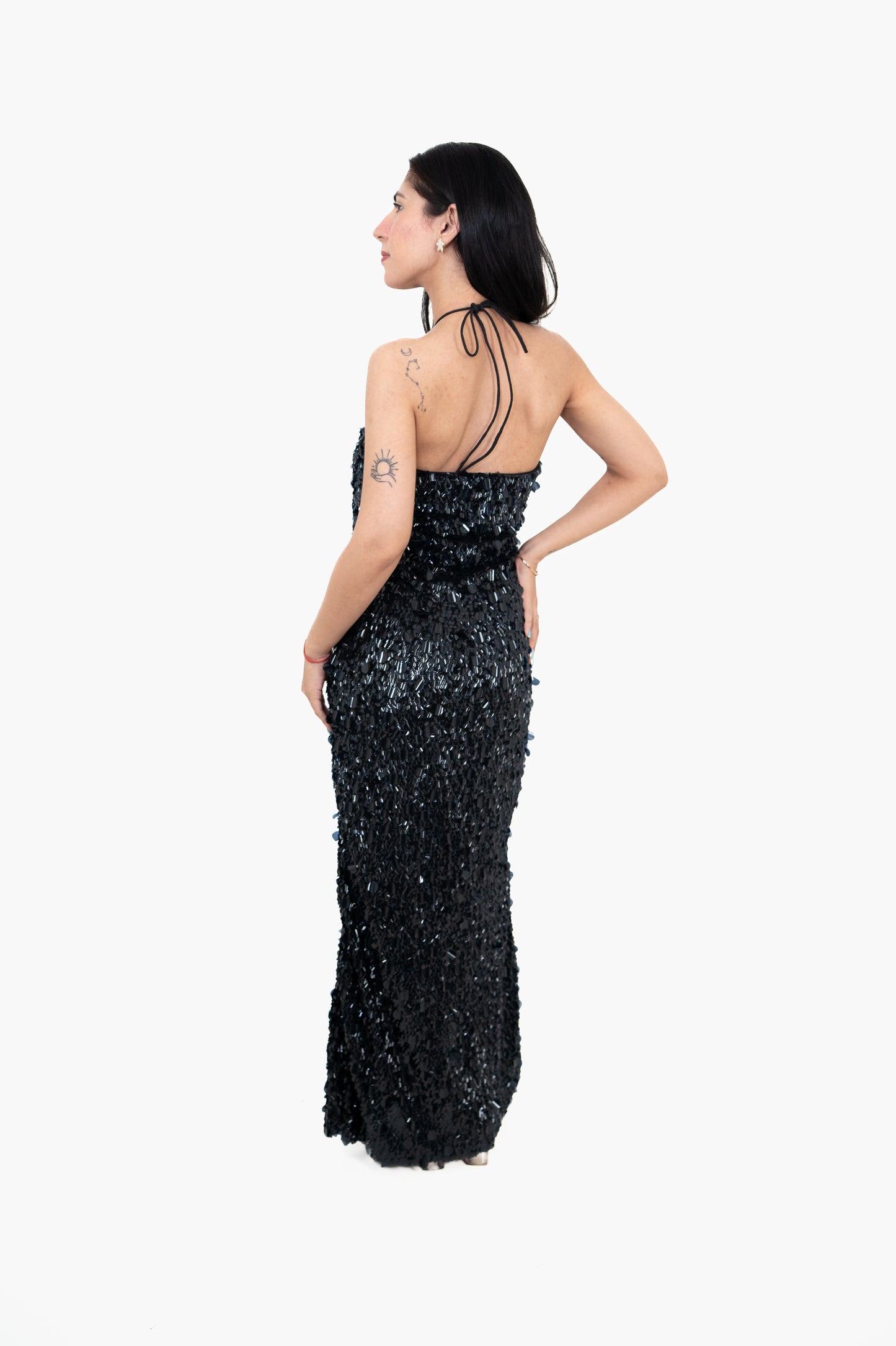 Sundown Shimmer Black Maxi