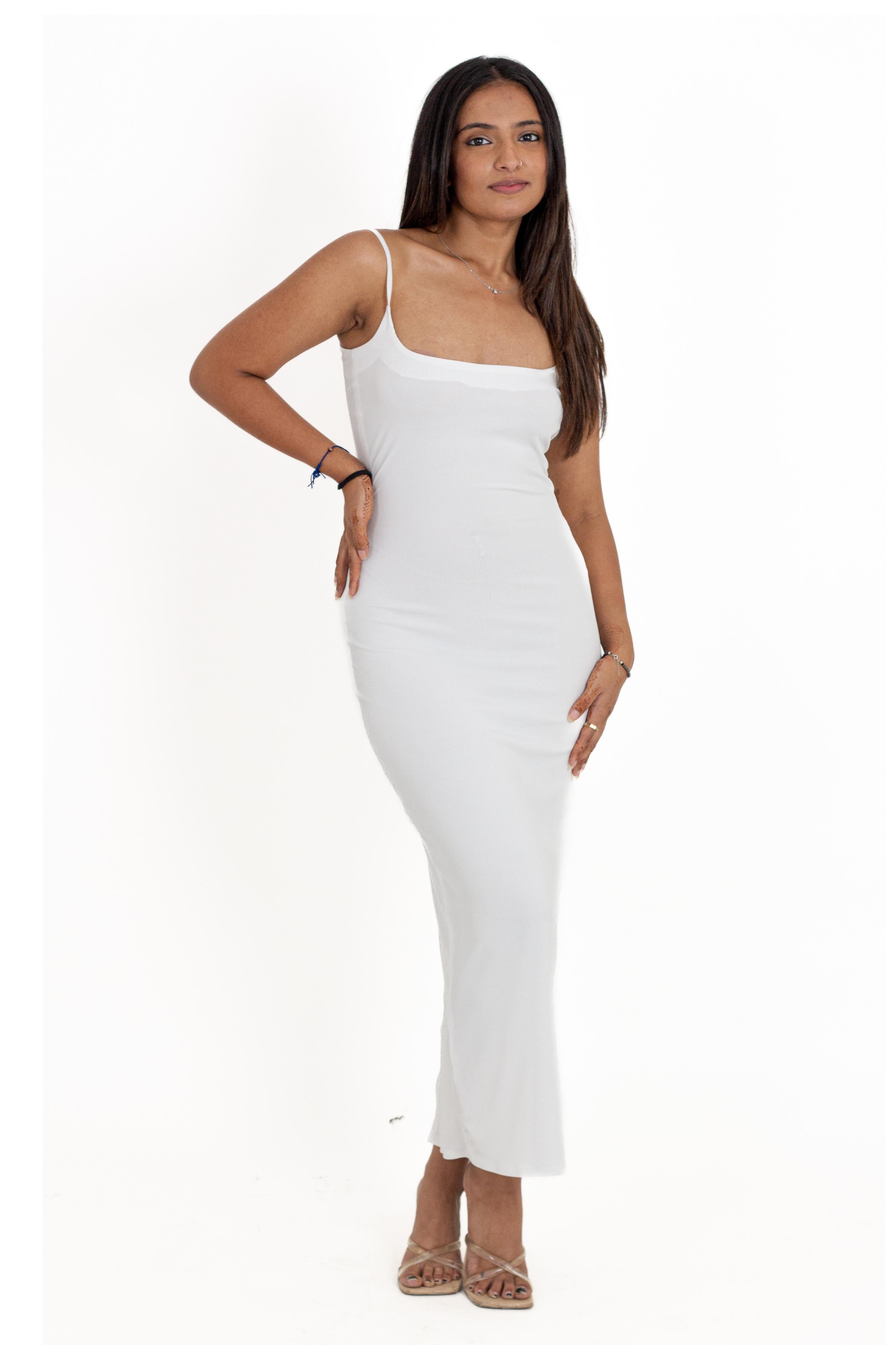 Vanilla Ribbed Maxi