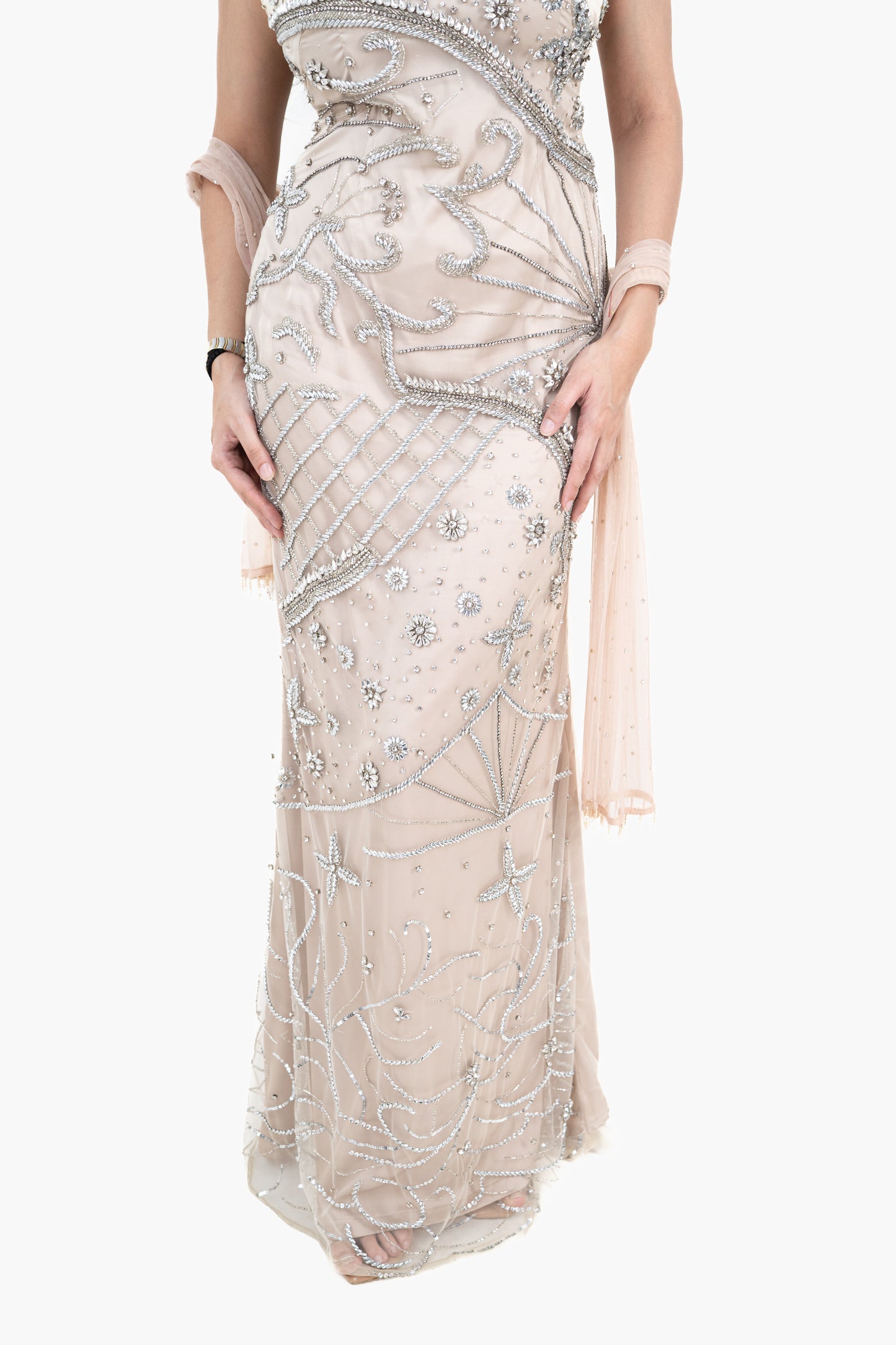 Beige Everglow Dress