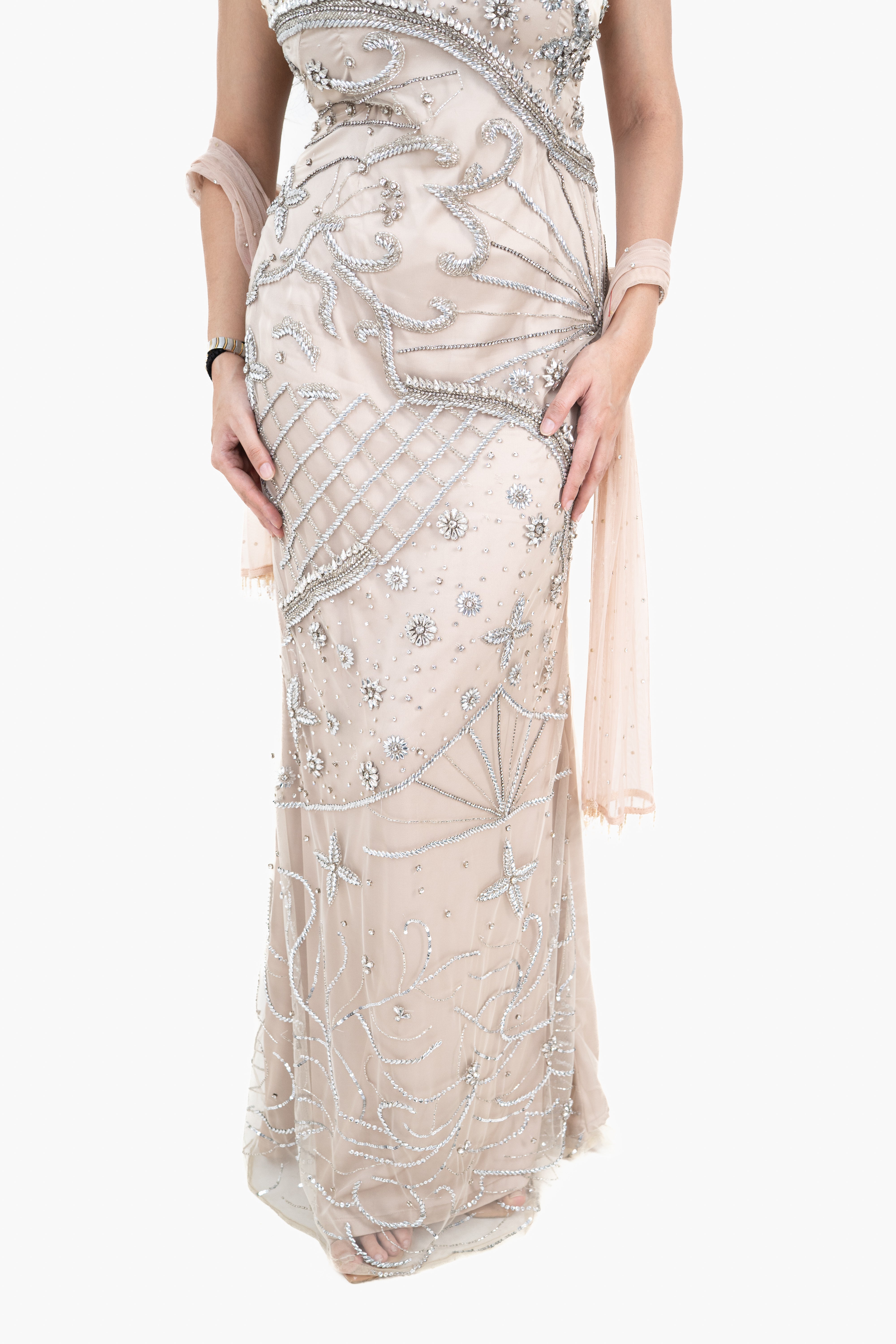 Beige Everglow Dress