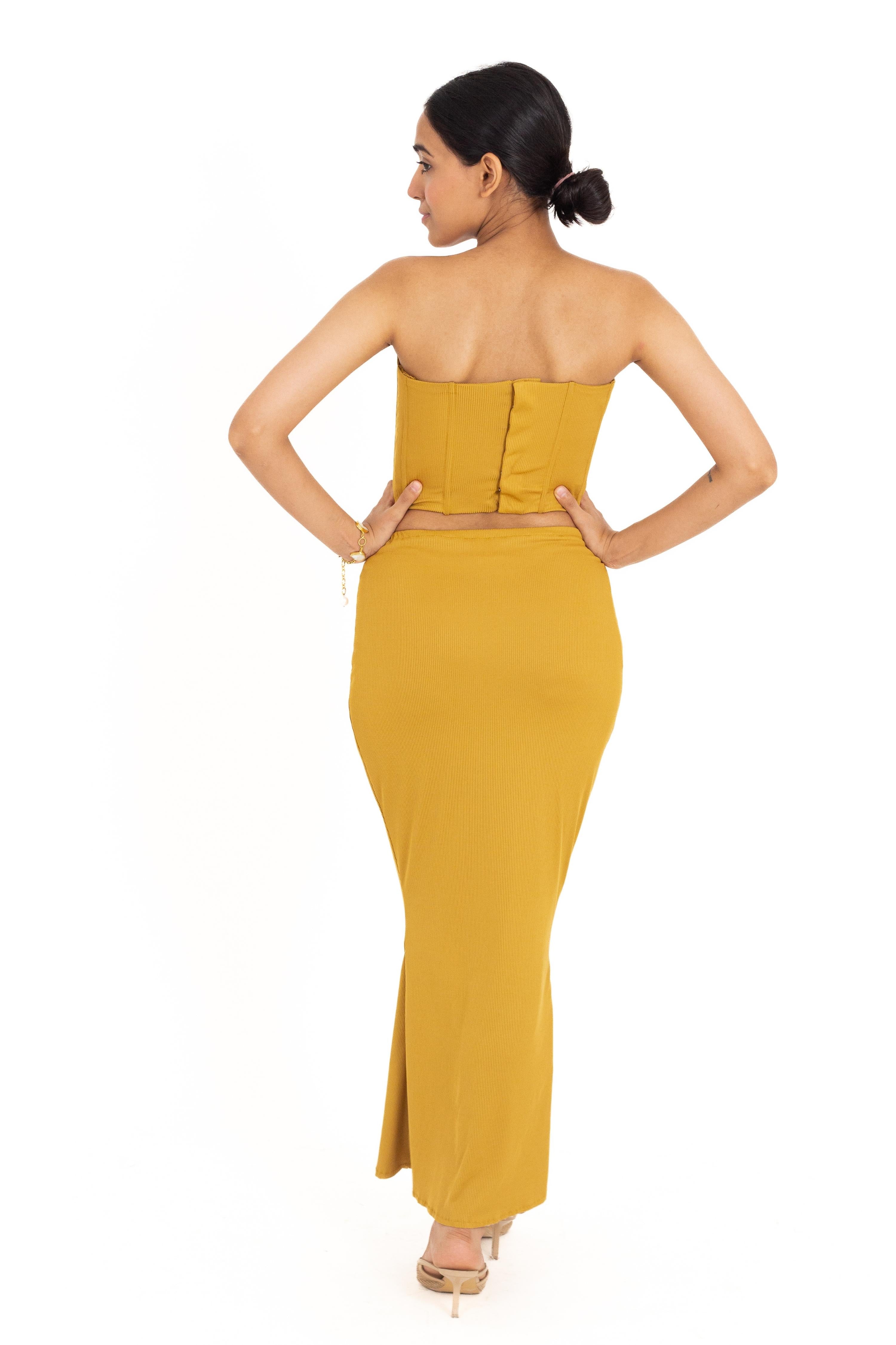 Honey Ribbed Skirt