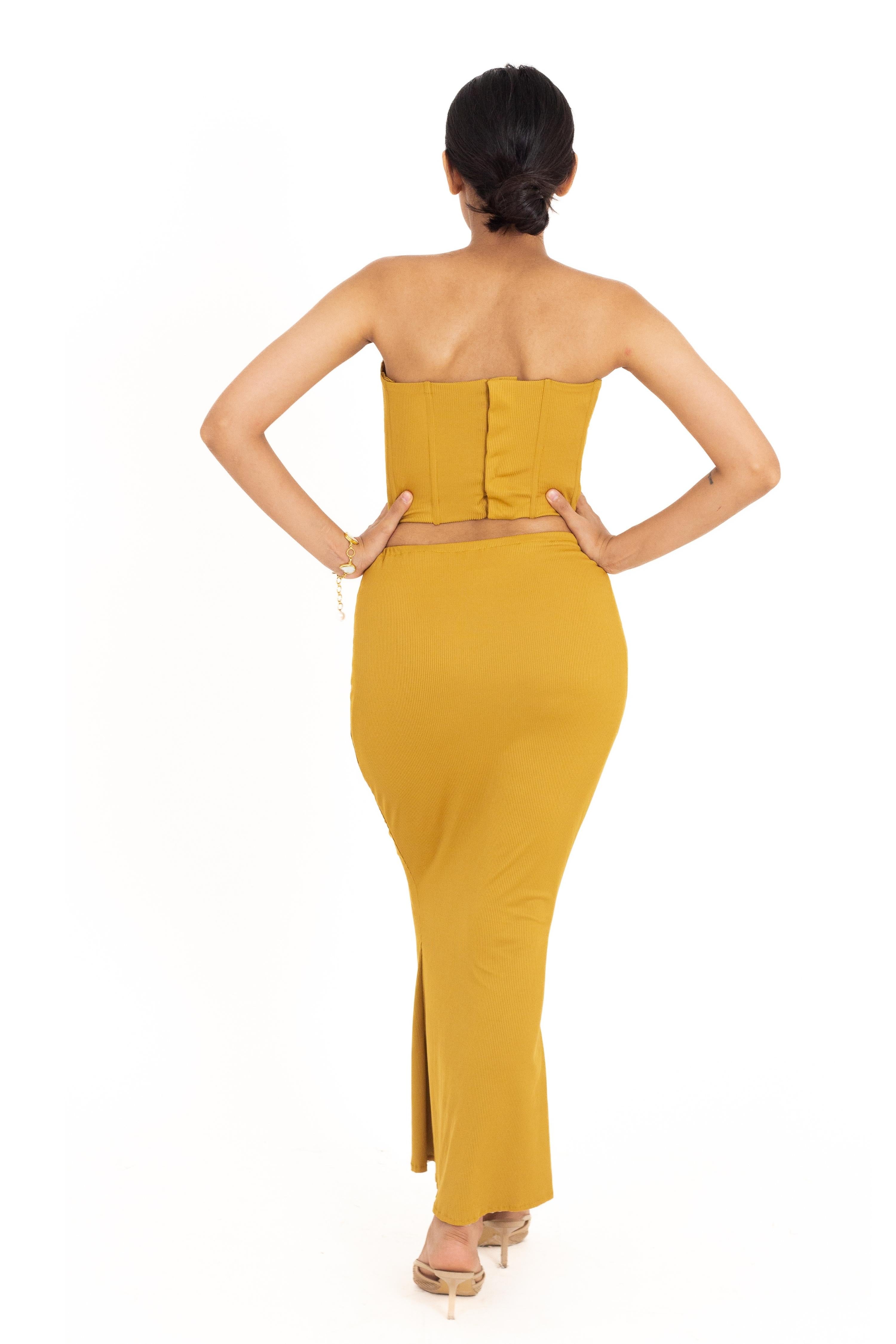 Honey Ribbed Skirt