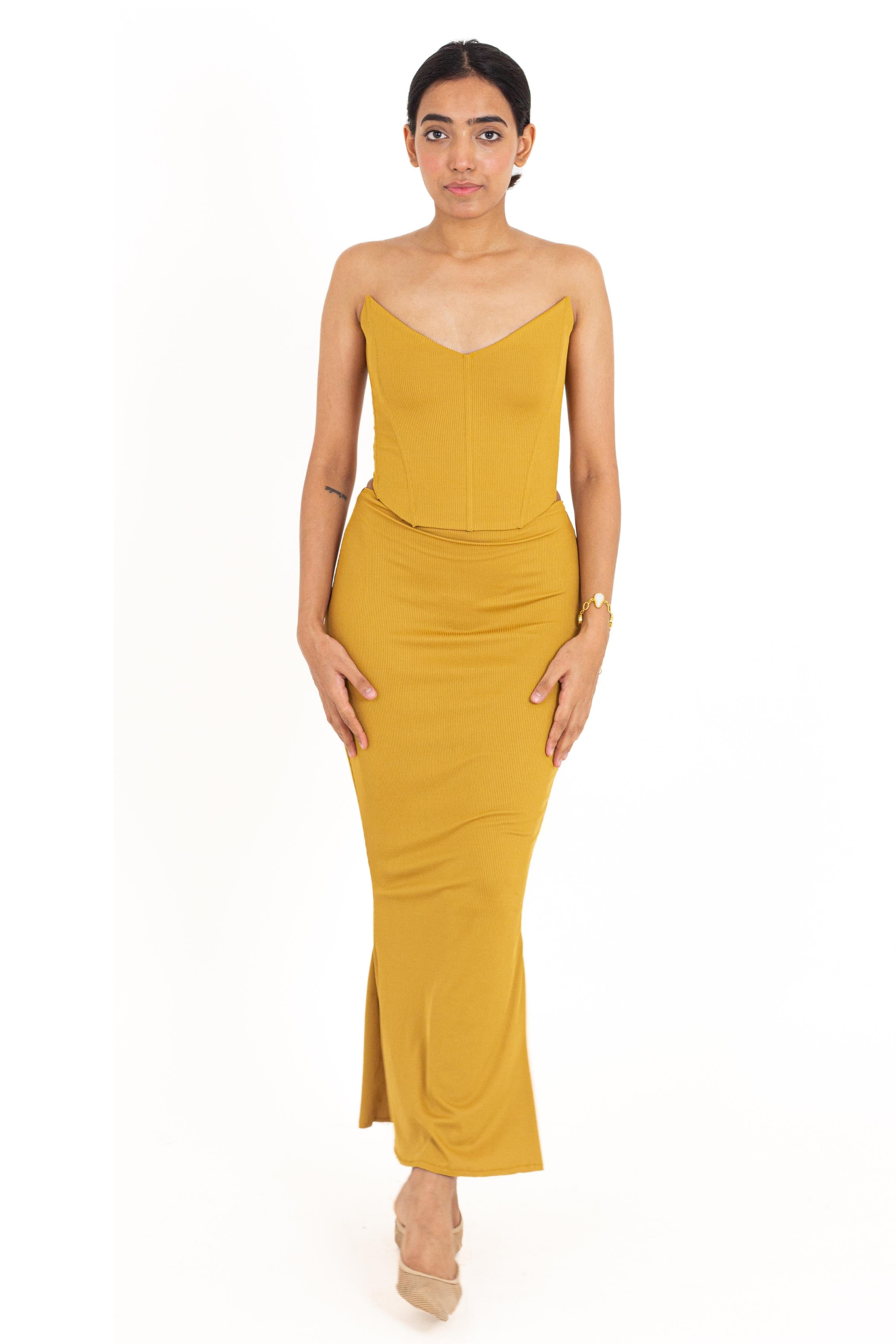Honey Ribbed Skirt