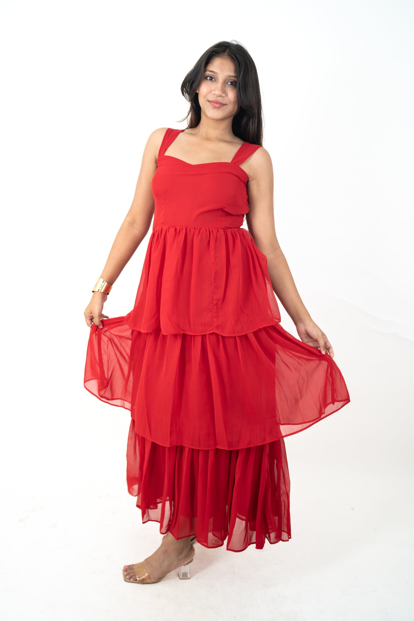 Cindy Red Maxi