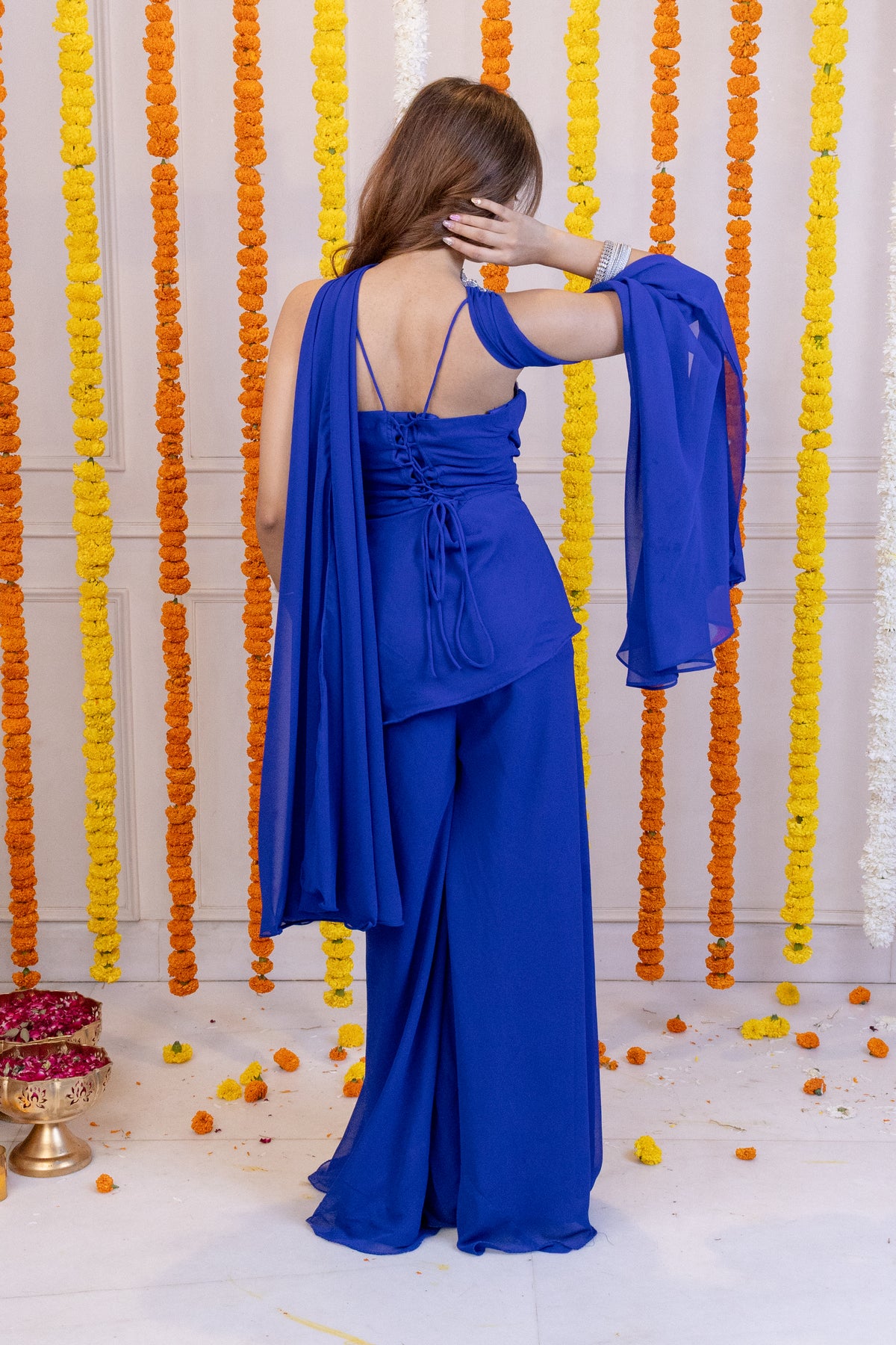 Ira Royal Blue Set (Set of Three)