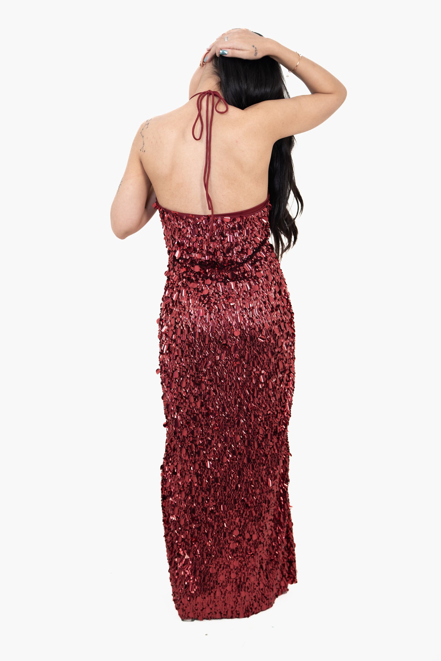 Sundown Shimmer Red Maxi