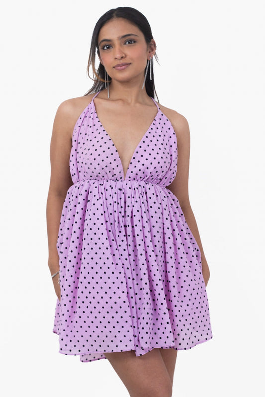 Polka Picnic Baby-Doll Dress