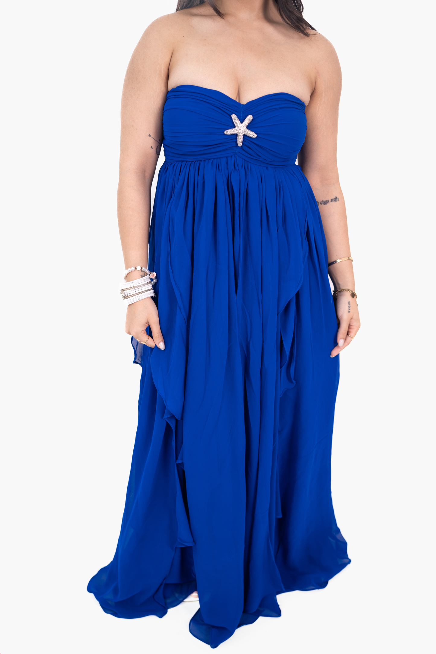 Royal Blue Mimosa Maxi