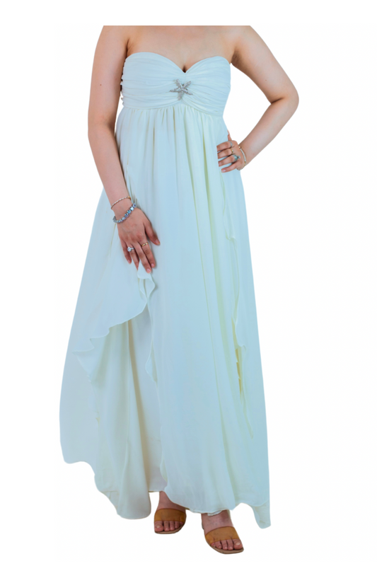 Ice Blue Mimosa Maxi
