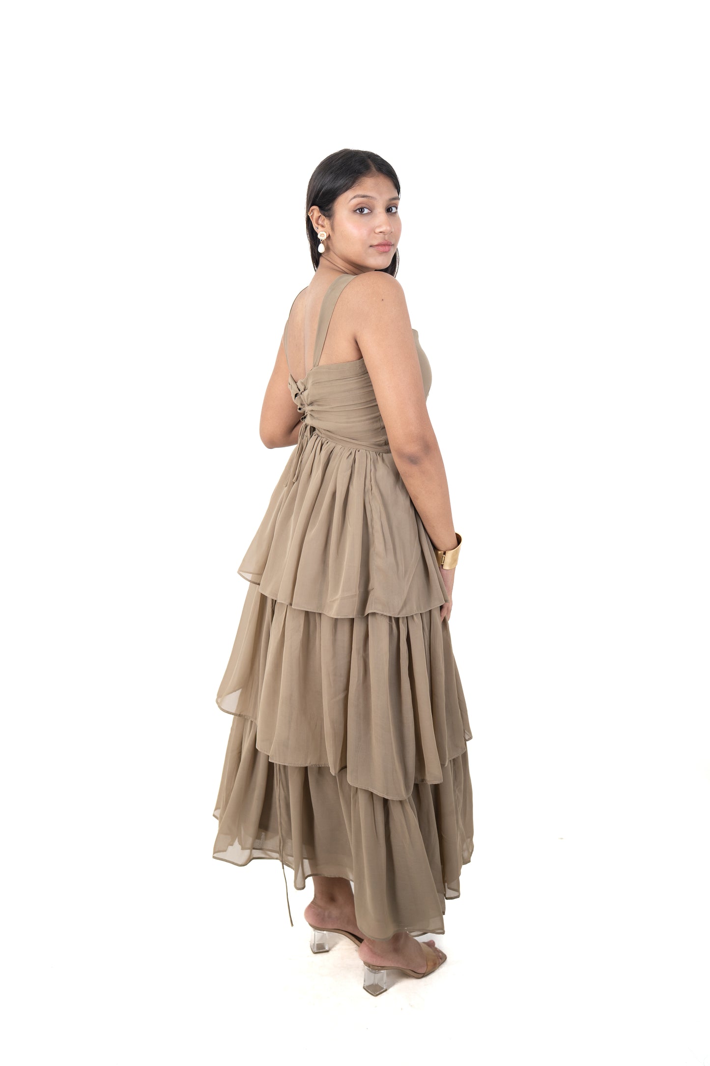 Cindy Khaki Maxi
