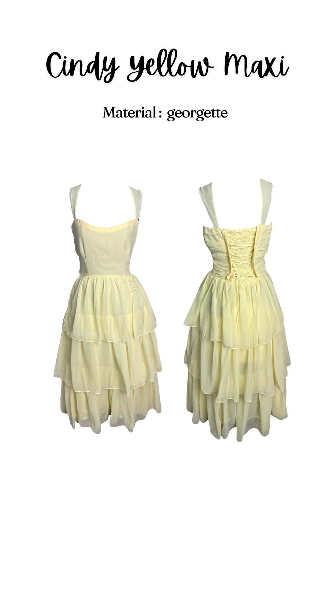Cindy Yellow Maxi