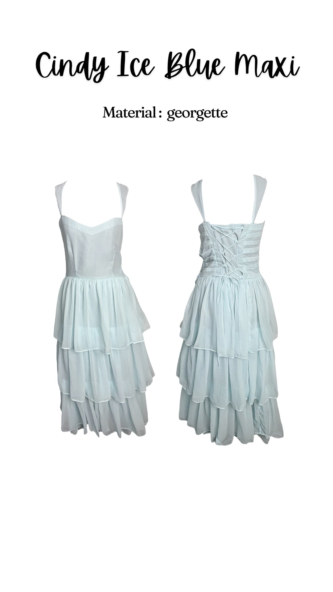 Cindy Ice Blue Maxi