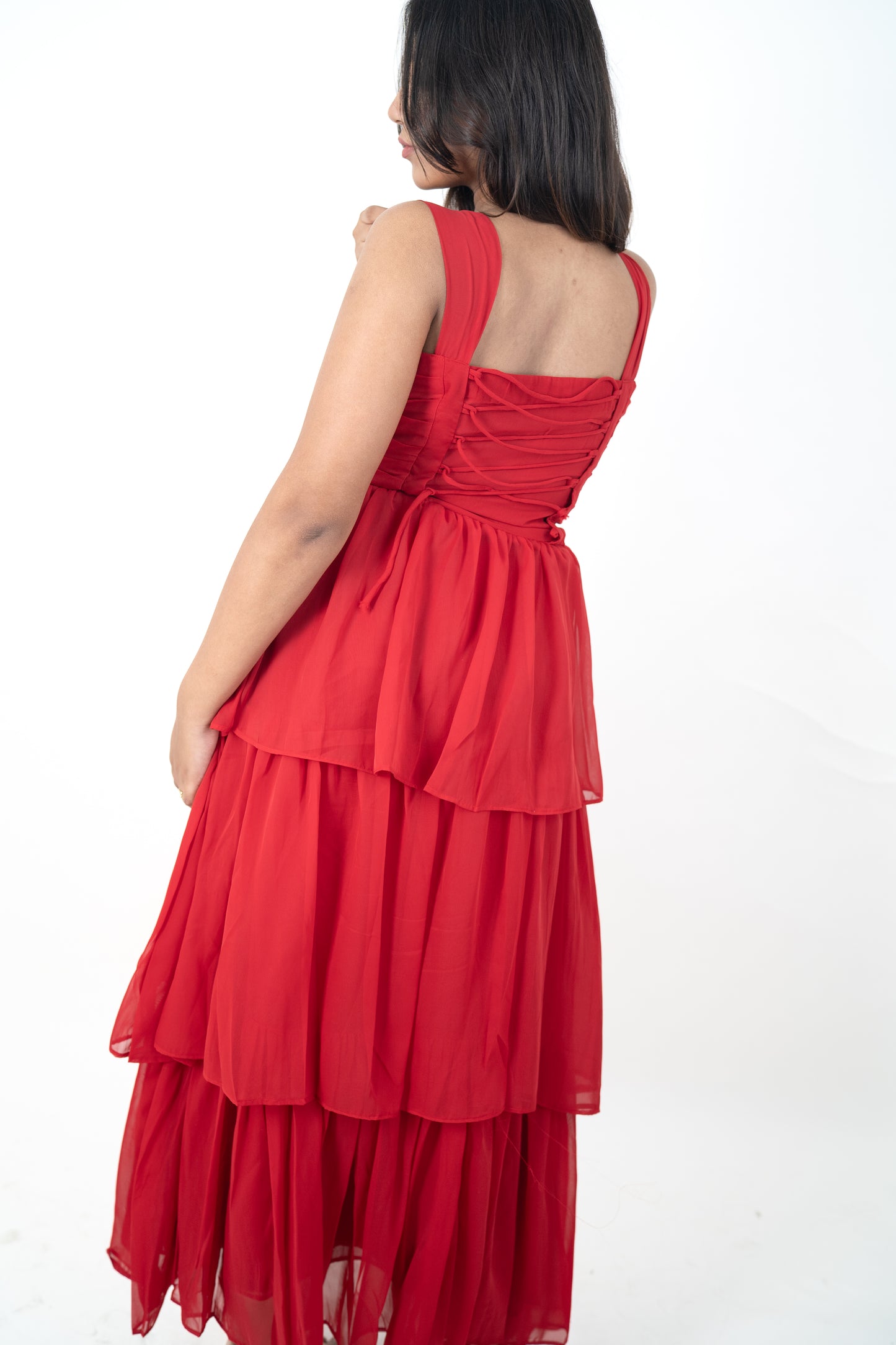 Cindy Red Maxi