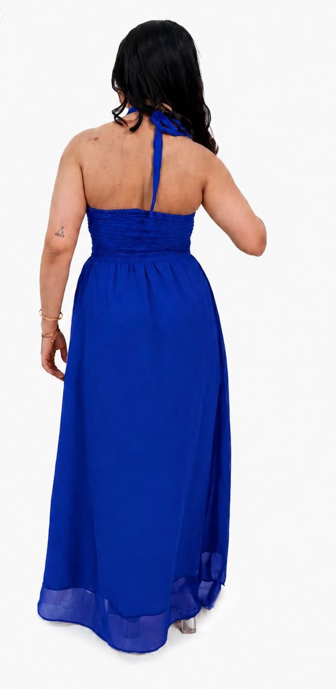 Royal Blue Scarlet Maxi