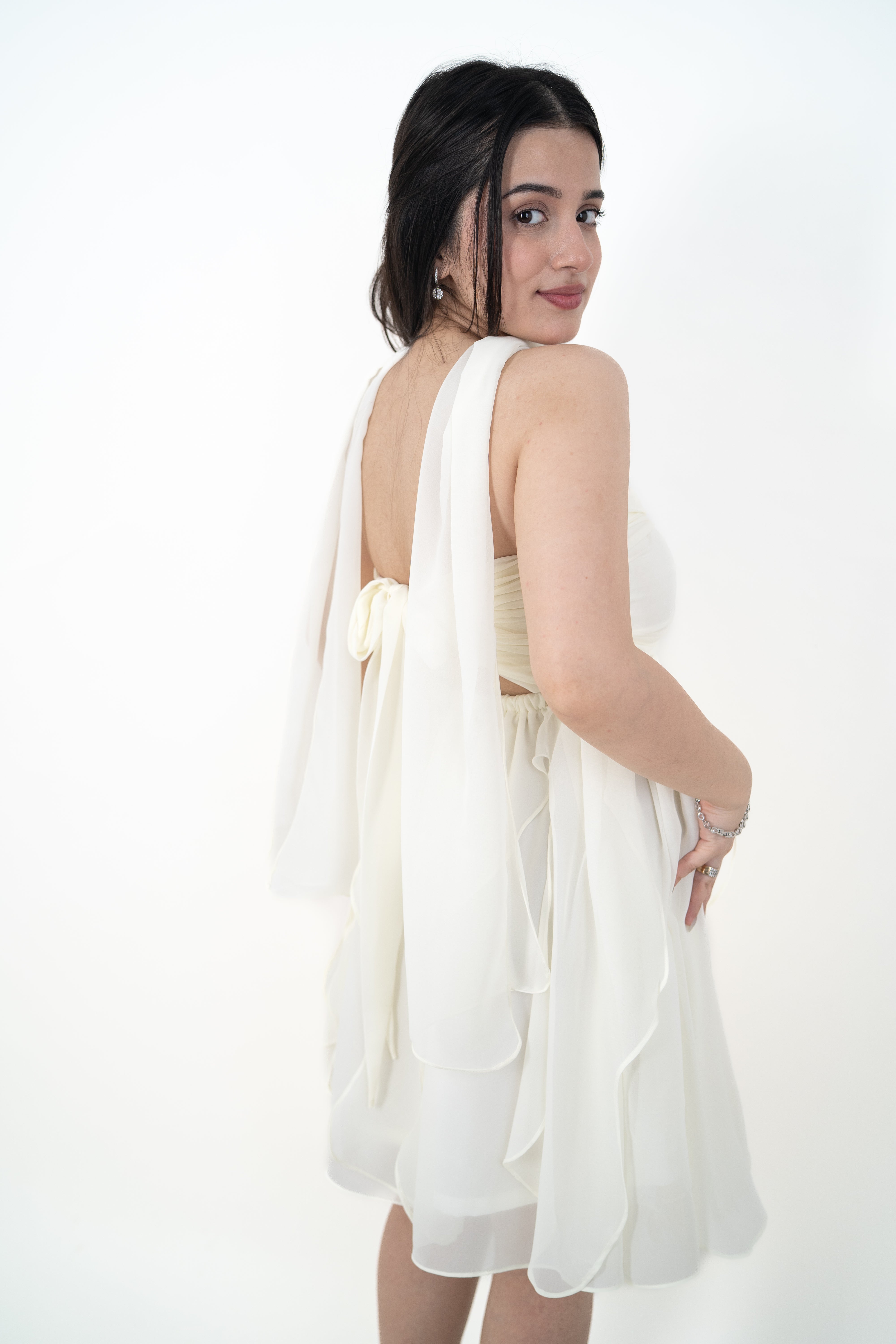Starfish White Mini Dress