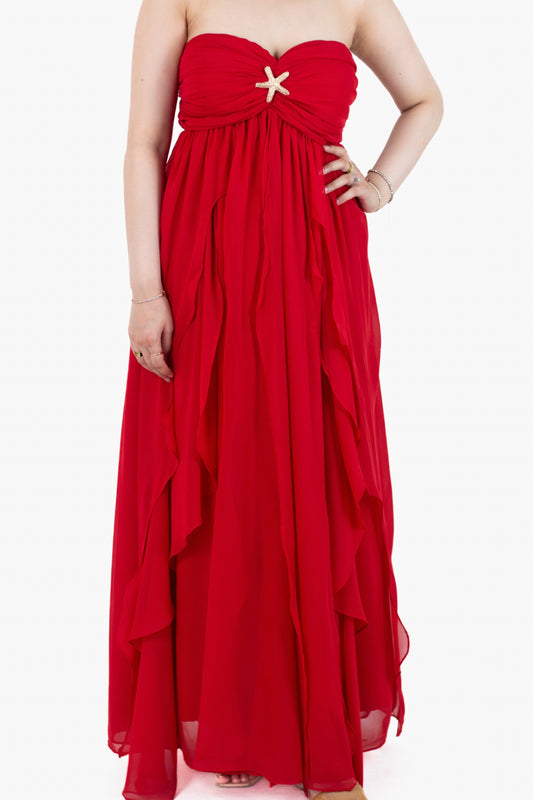 Red Mimosa Maxi