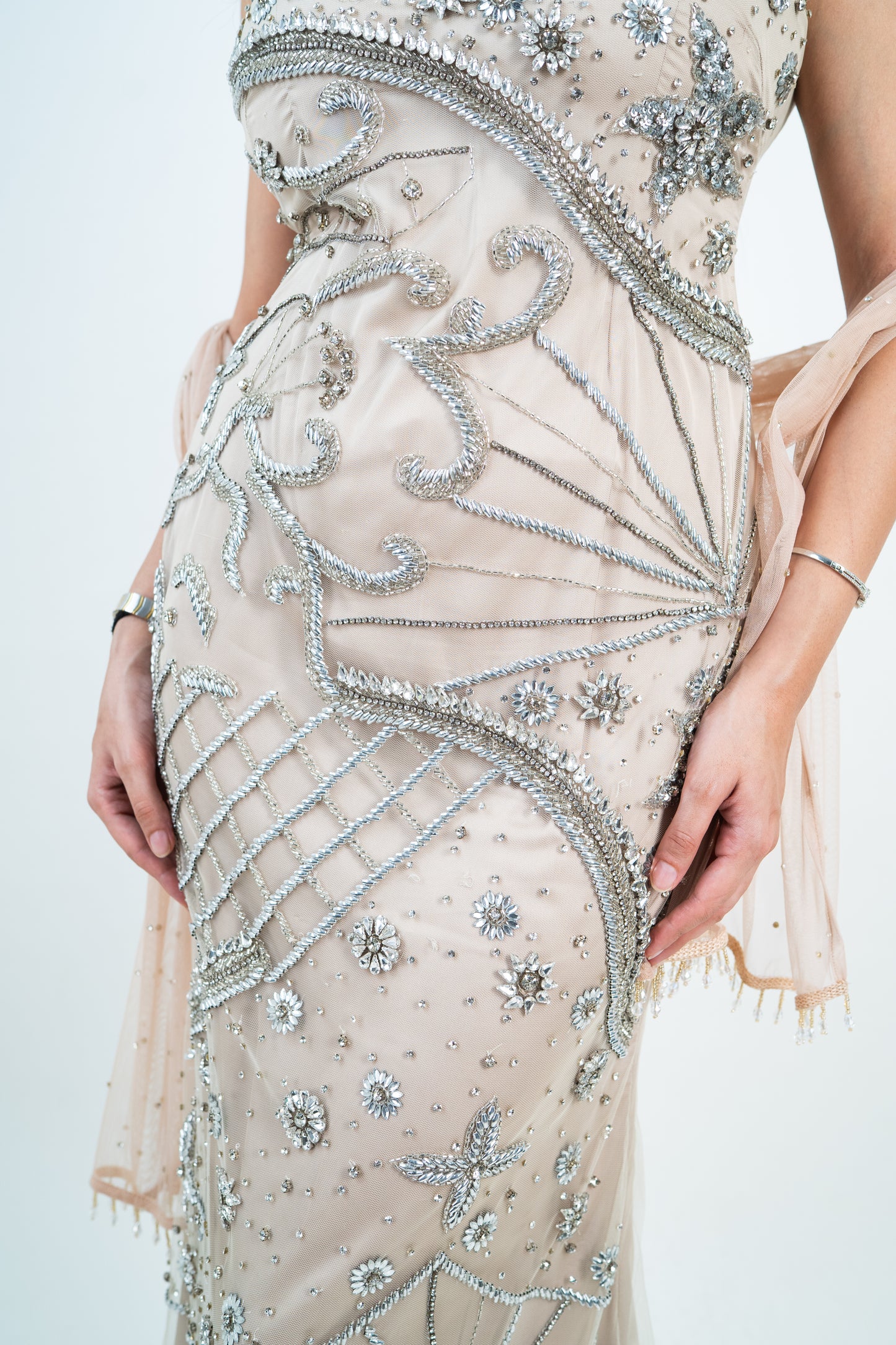 Beige Everglow Dress