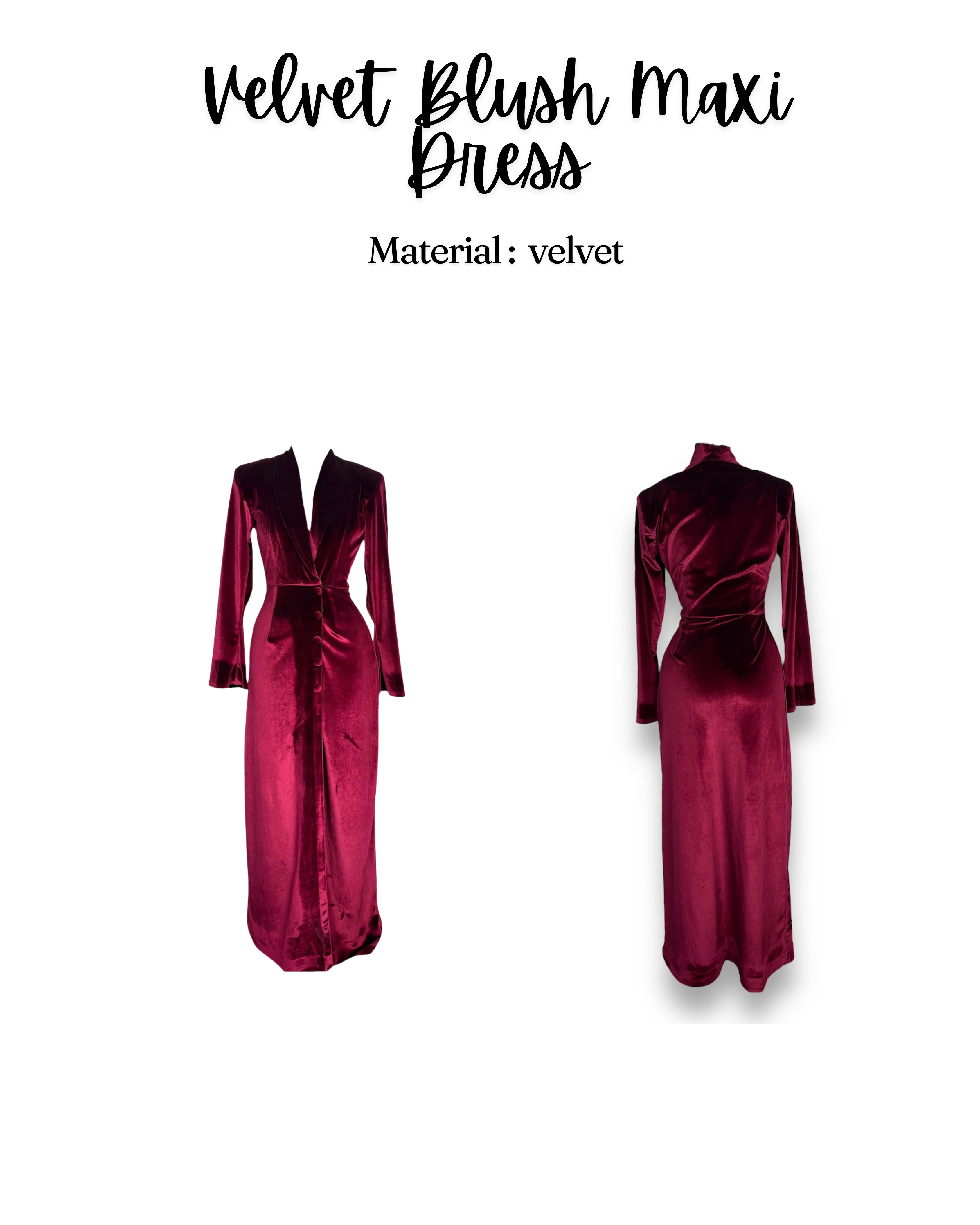 Velvet Blush Maxi