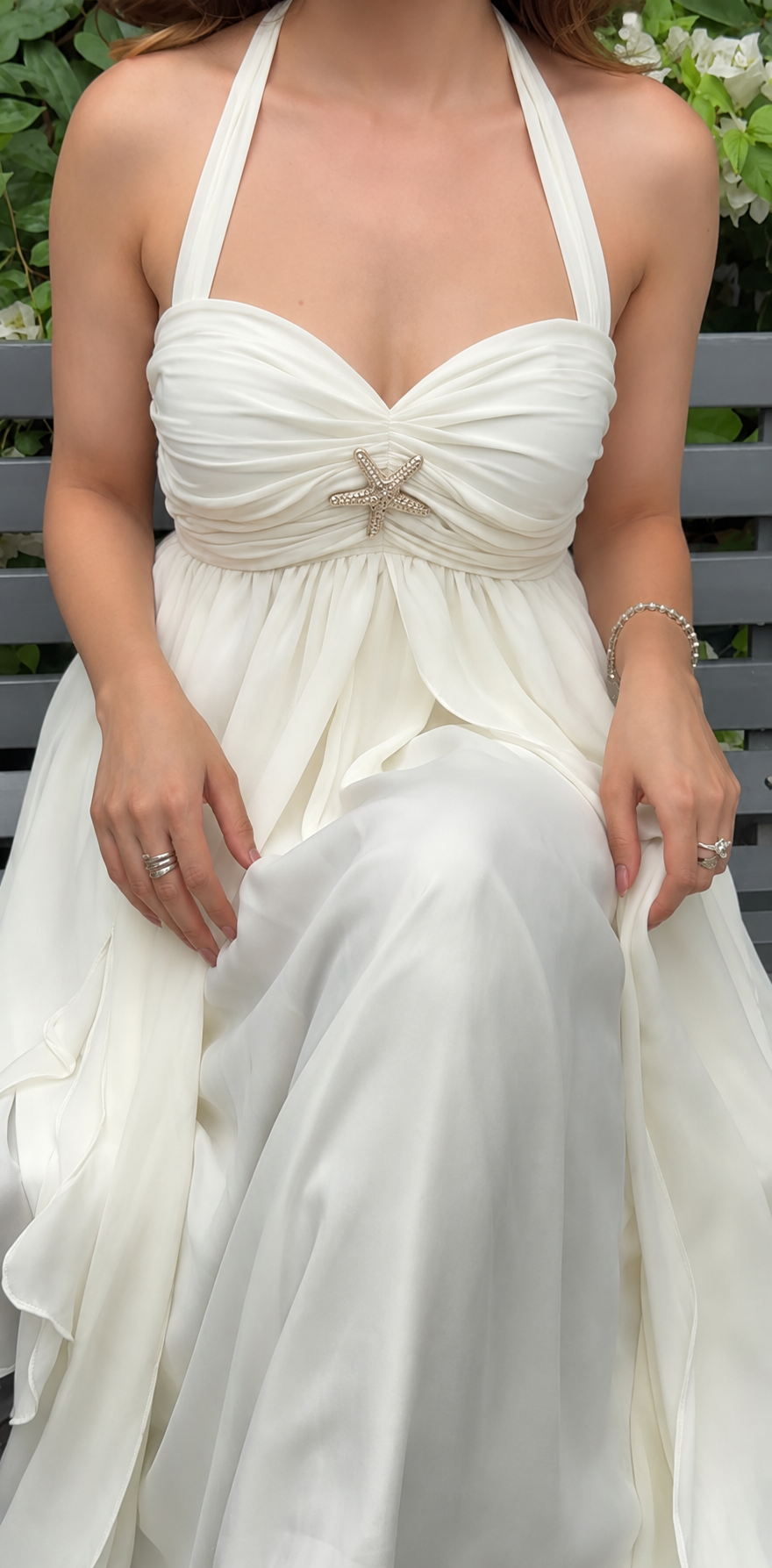 White Mimosa Maxi