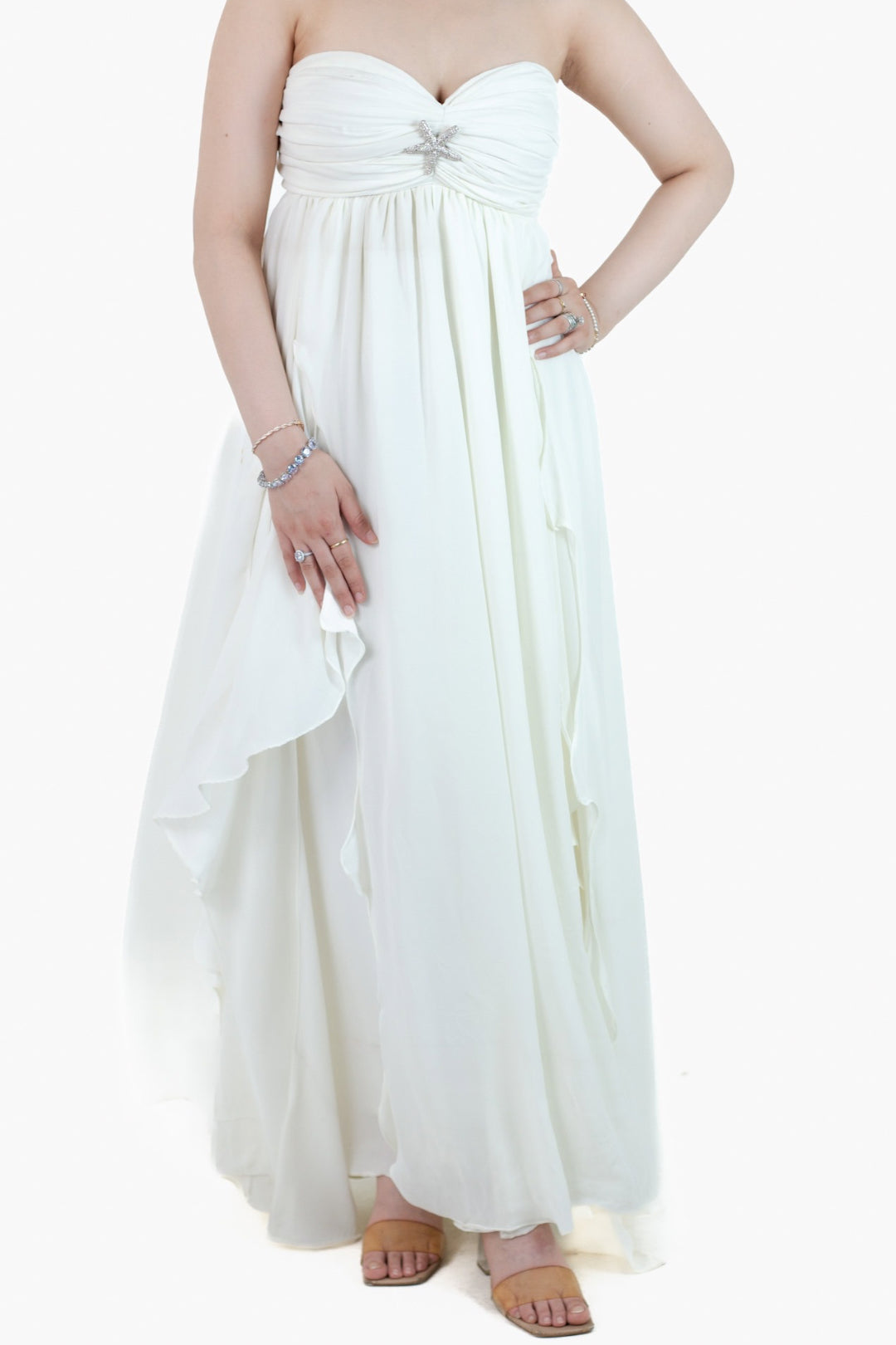 White Mimosa Maxi