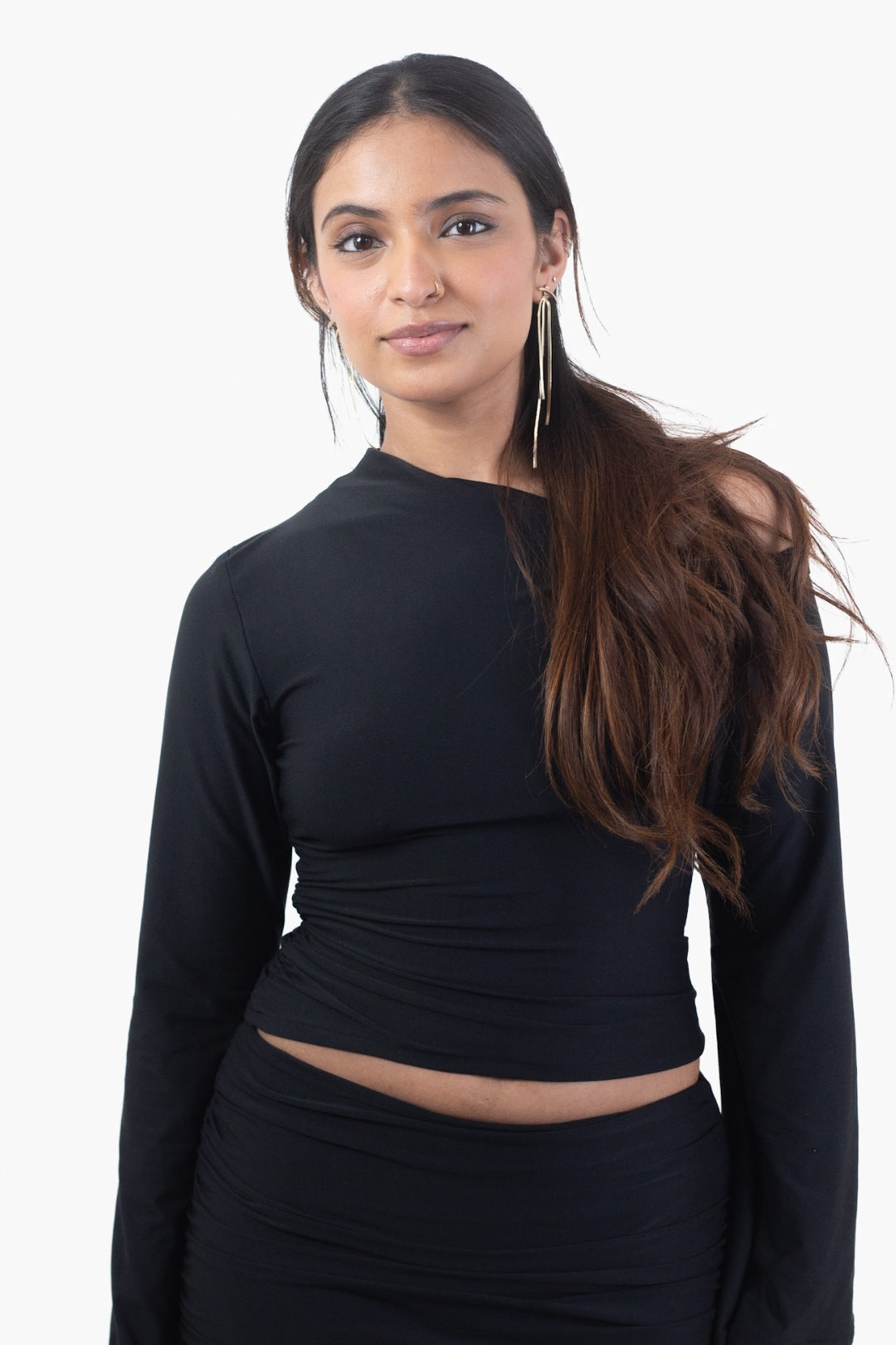 Midnight Bell Sleeves Top