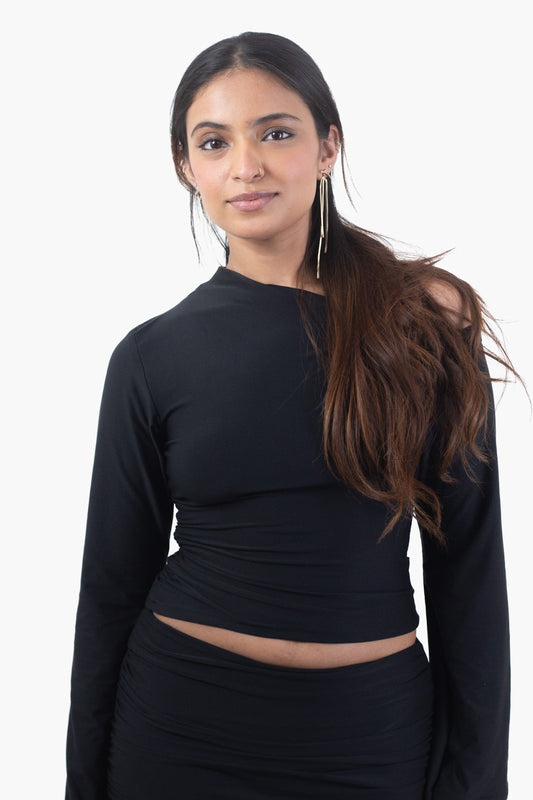 Midnight Bell Sleeves Top