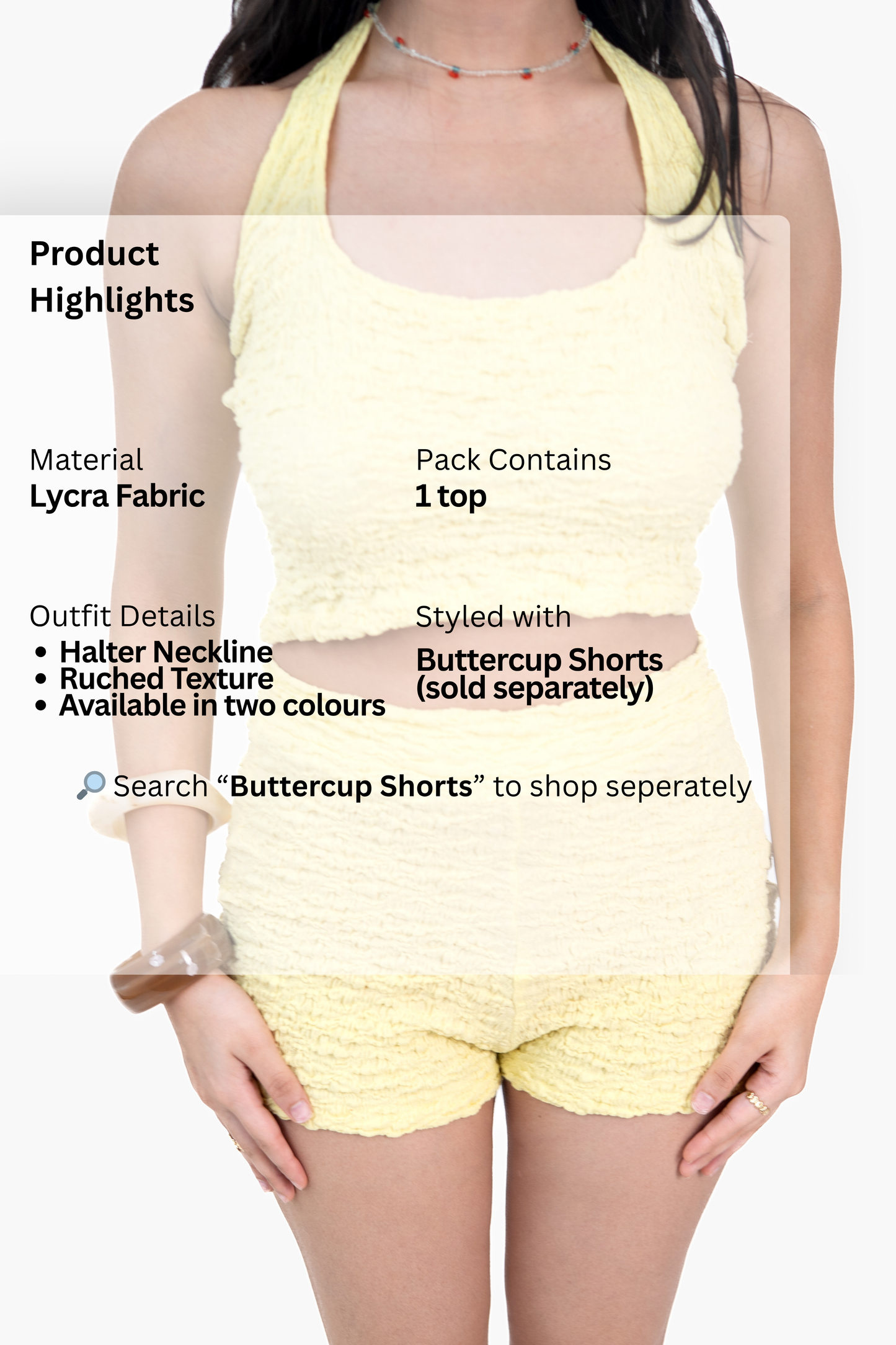 Buttercup Halter Top