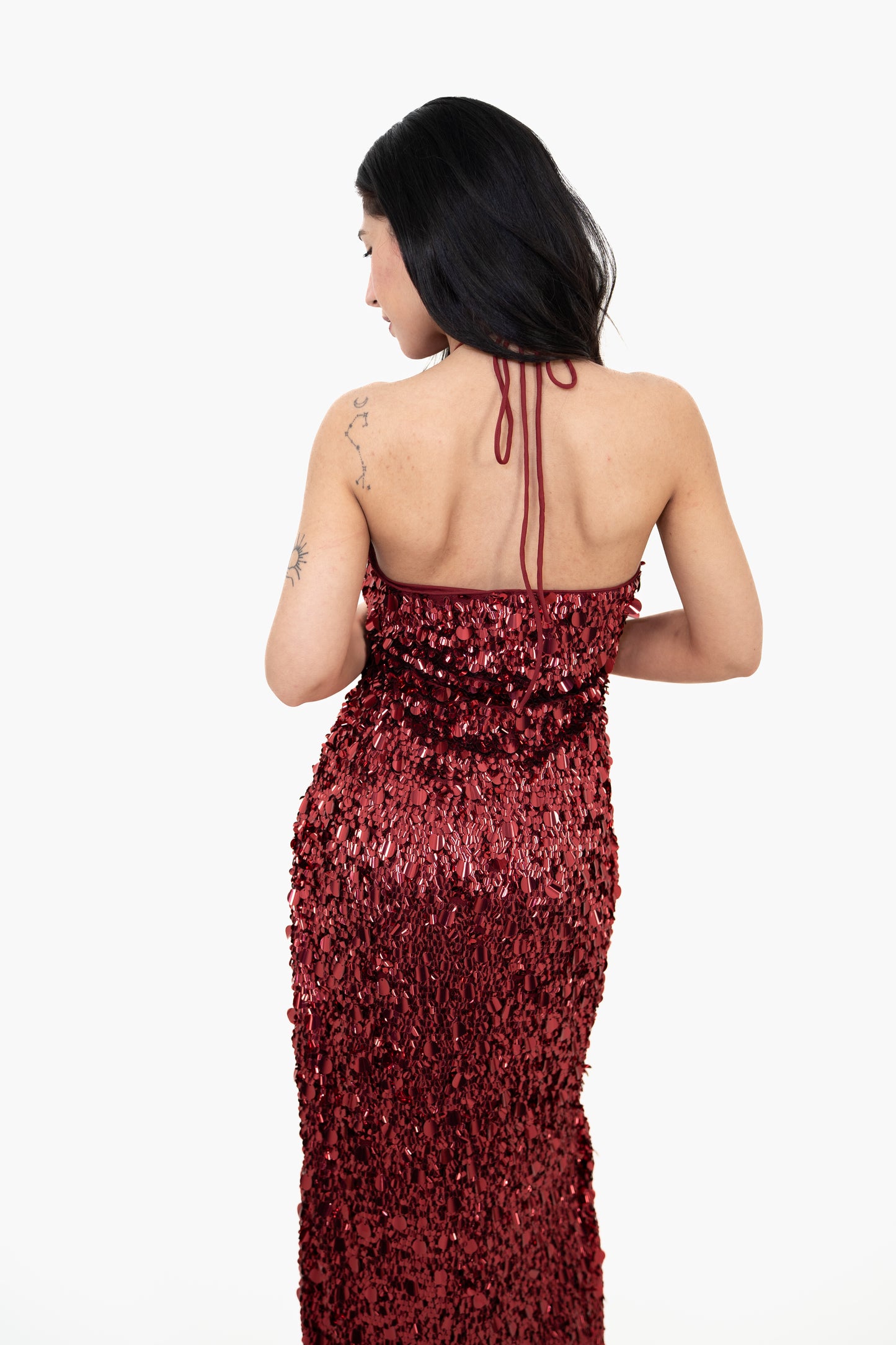 Sundown Shimmer Red Maxi