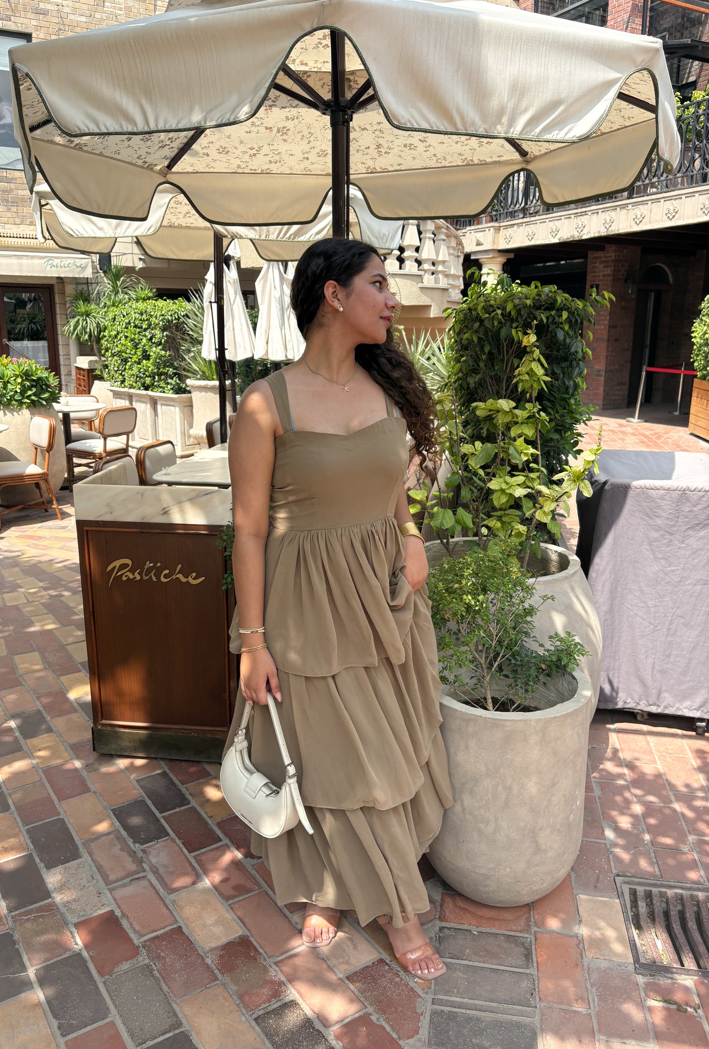 Cindy Khaki Maxi