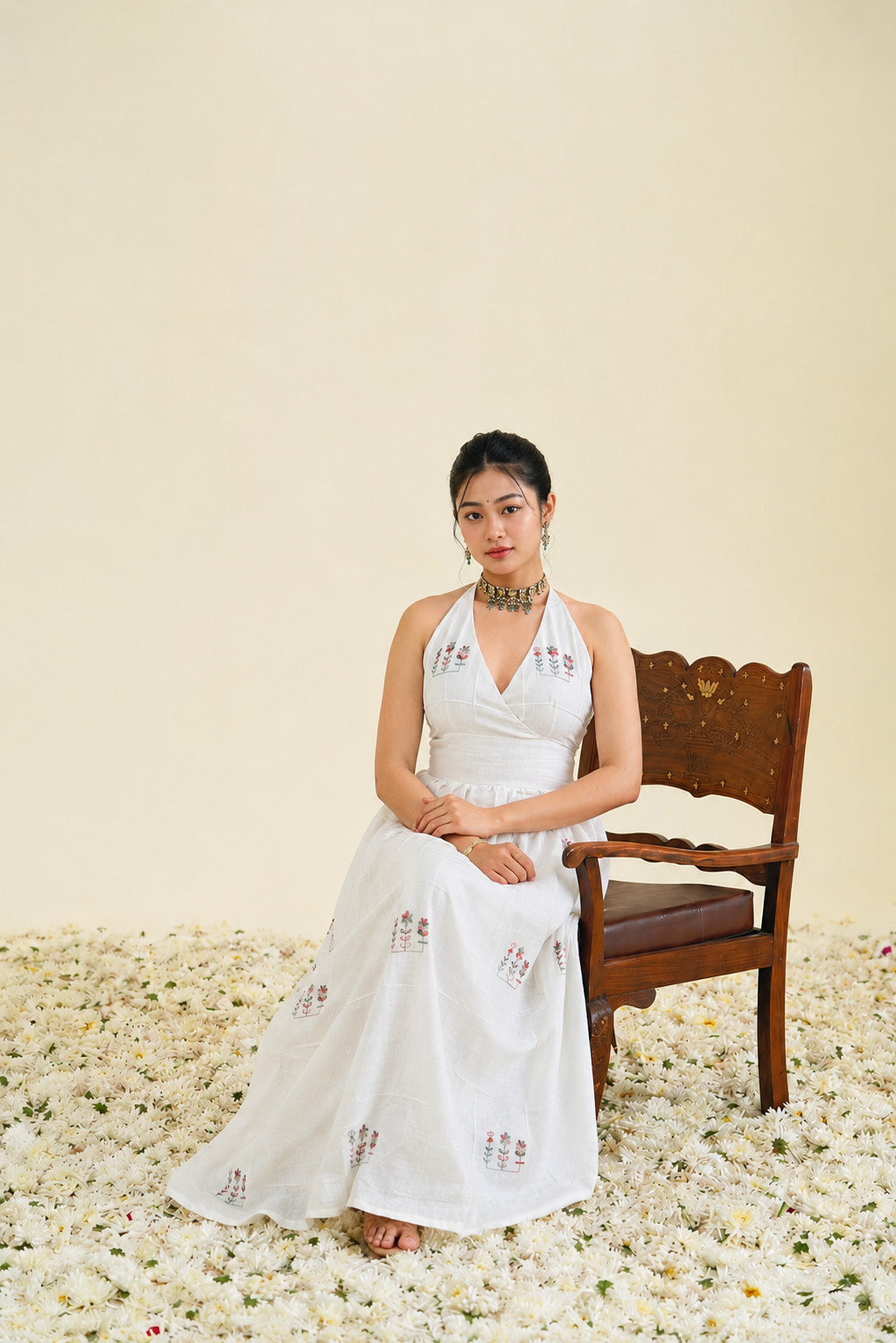Heer Halter Maxi Dress