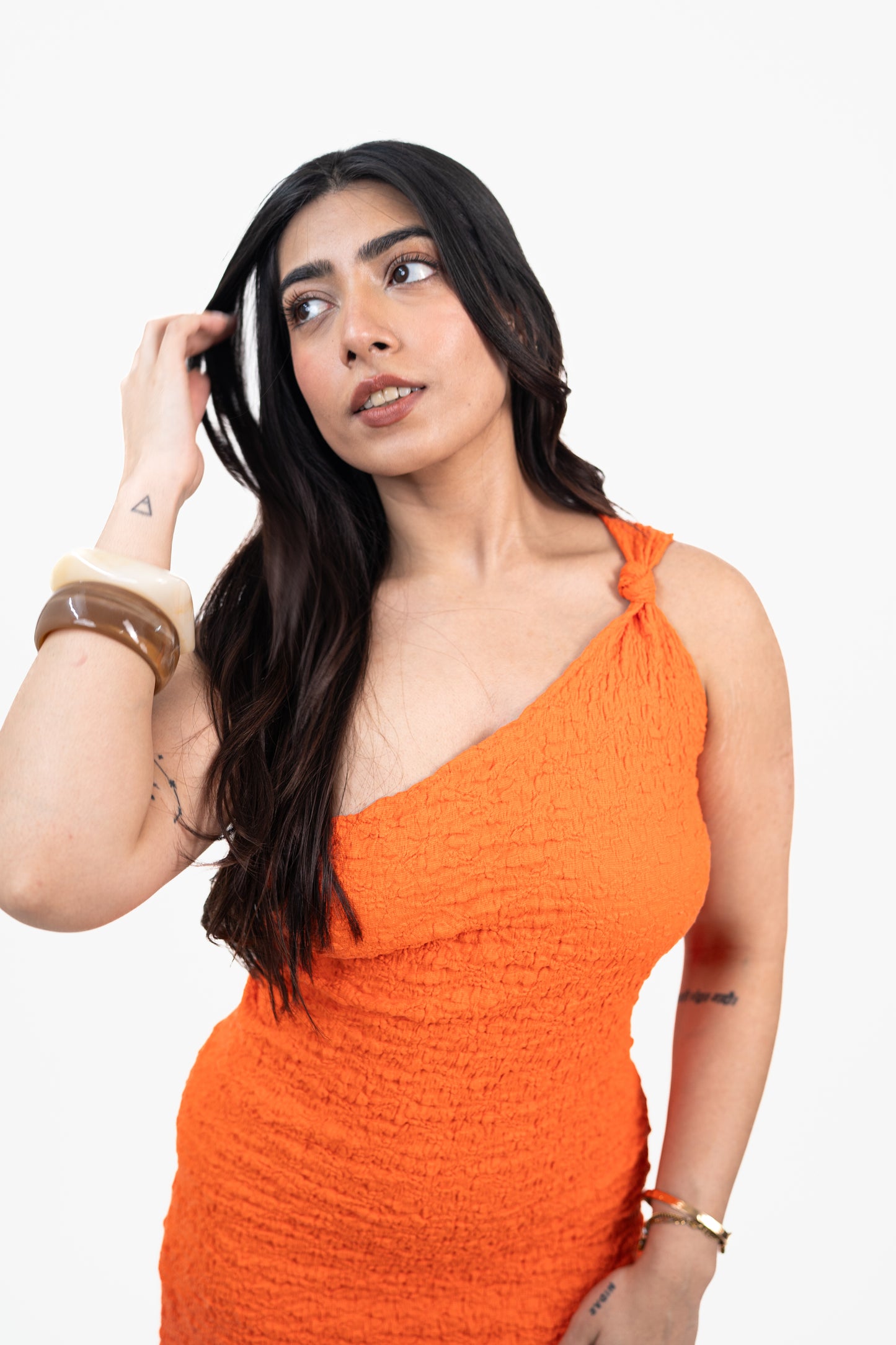 Dune Off Shoulder Dress