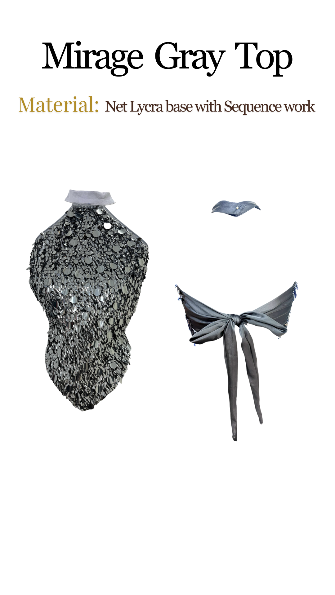 Mirage Gray Top