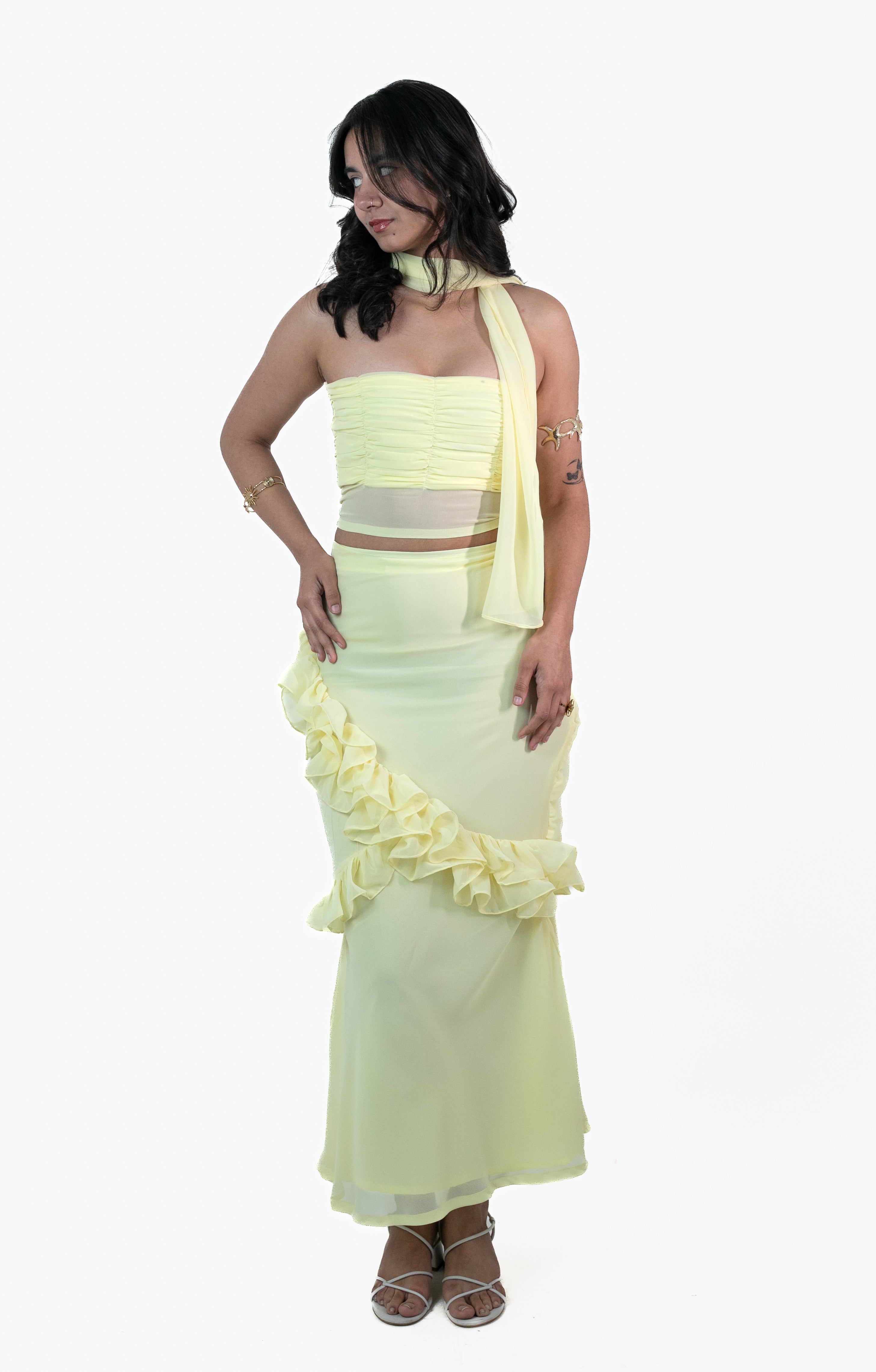 Yellow Koi Skirt