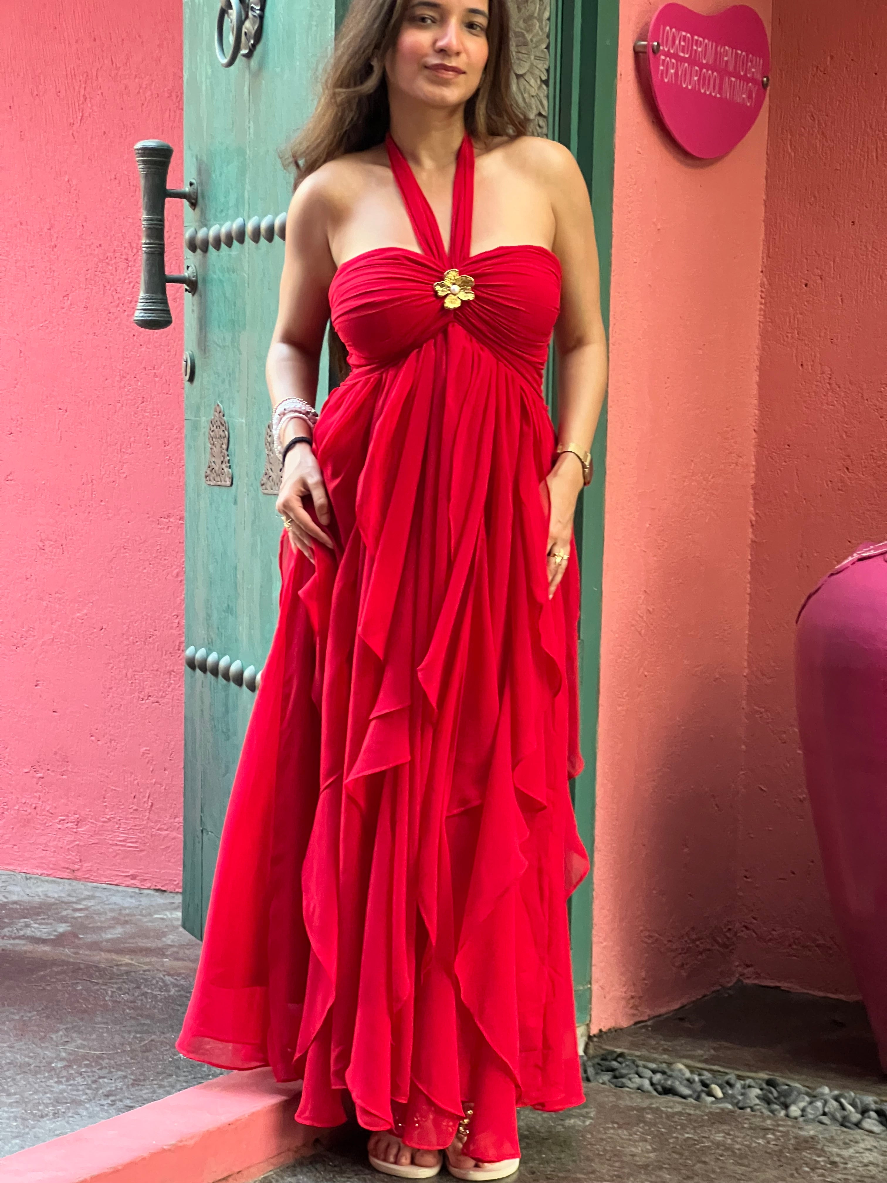 Red Scarlet Maxi