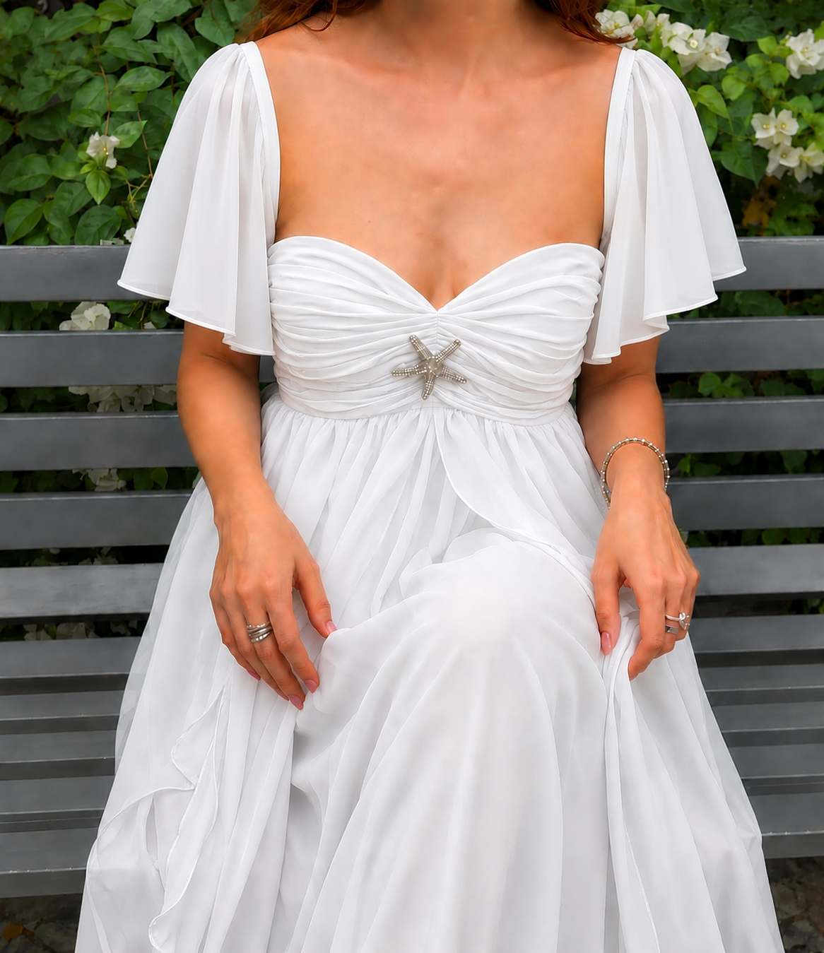 White Mimosa Maxi