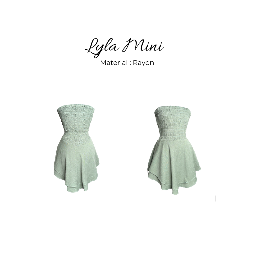 Lyla Green Mini Dress